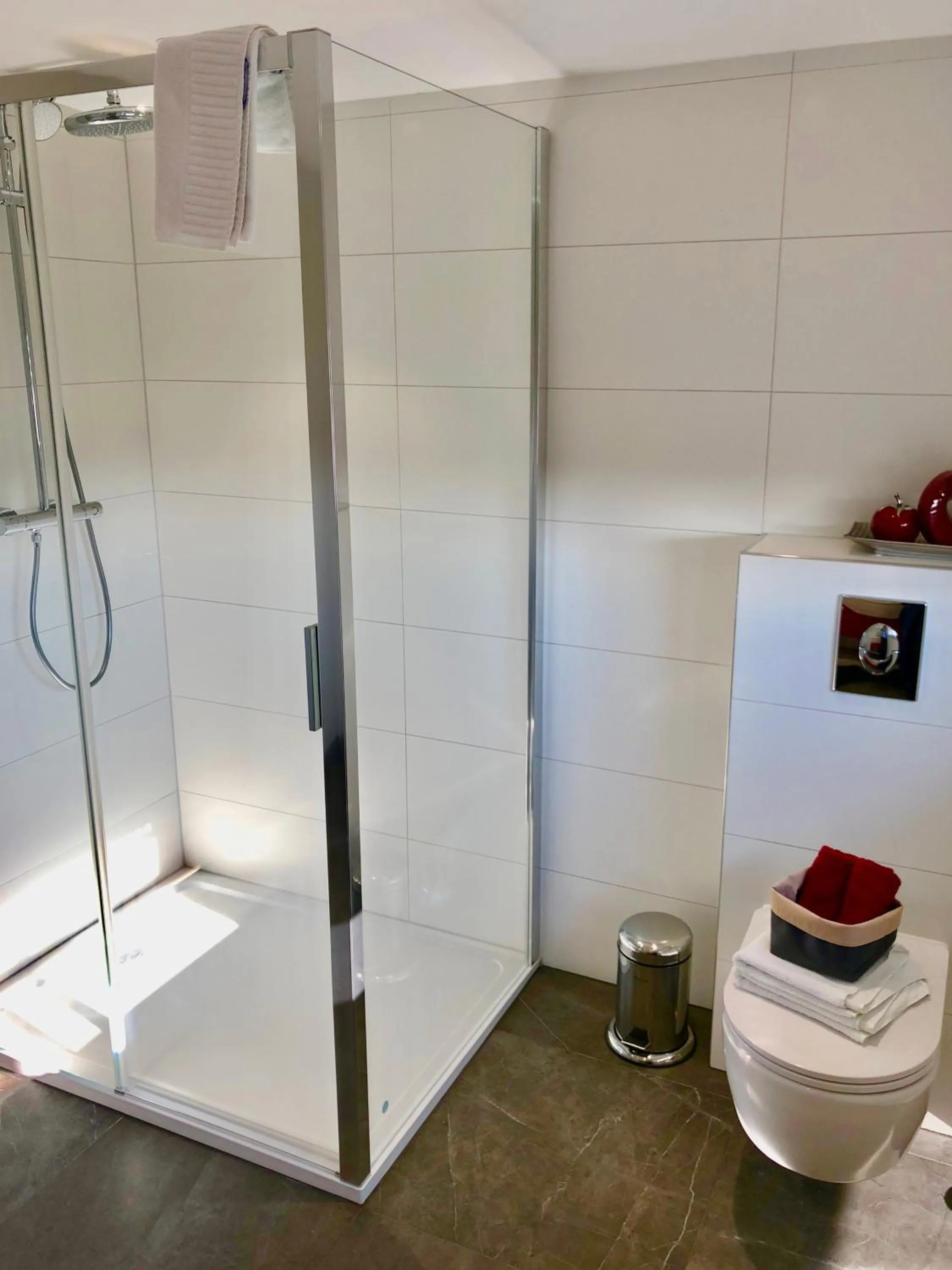 Shower in Maison d hotes Coeur de Village Alsace & spa