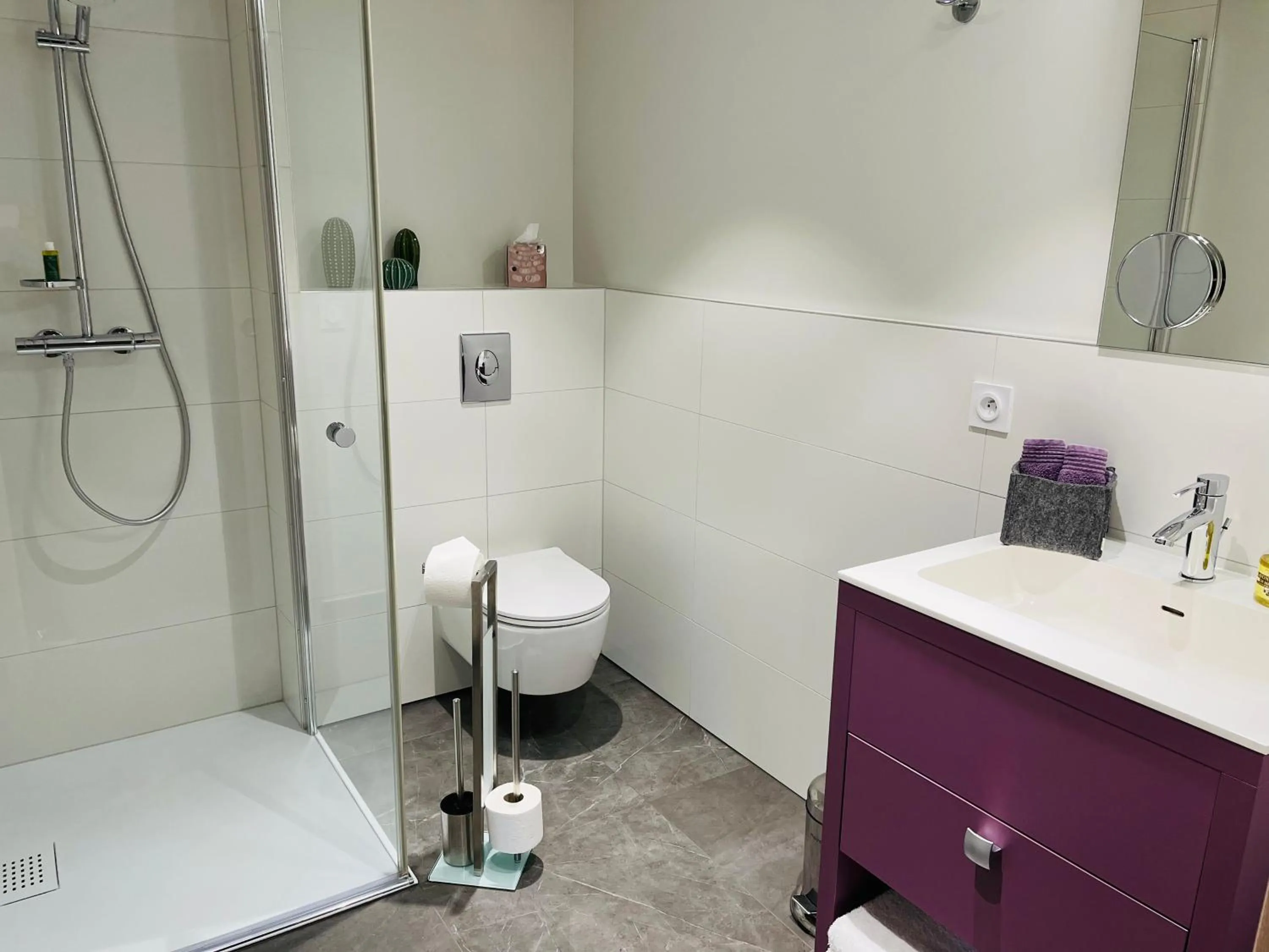 Bathroom in Maison d hotes Coeur de Village Alsace & spa