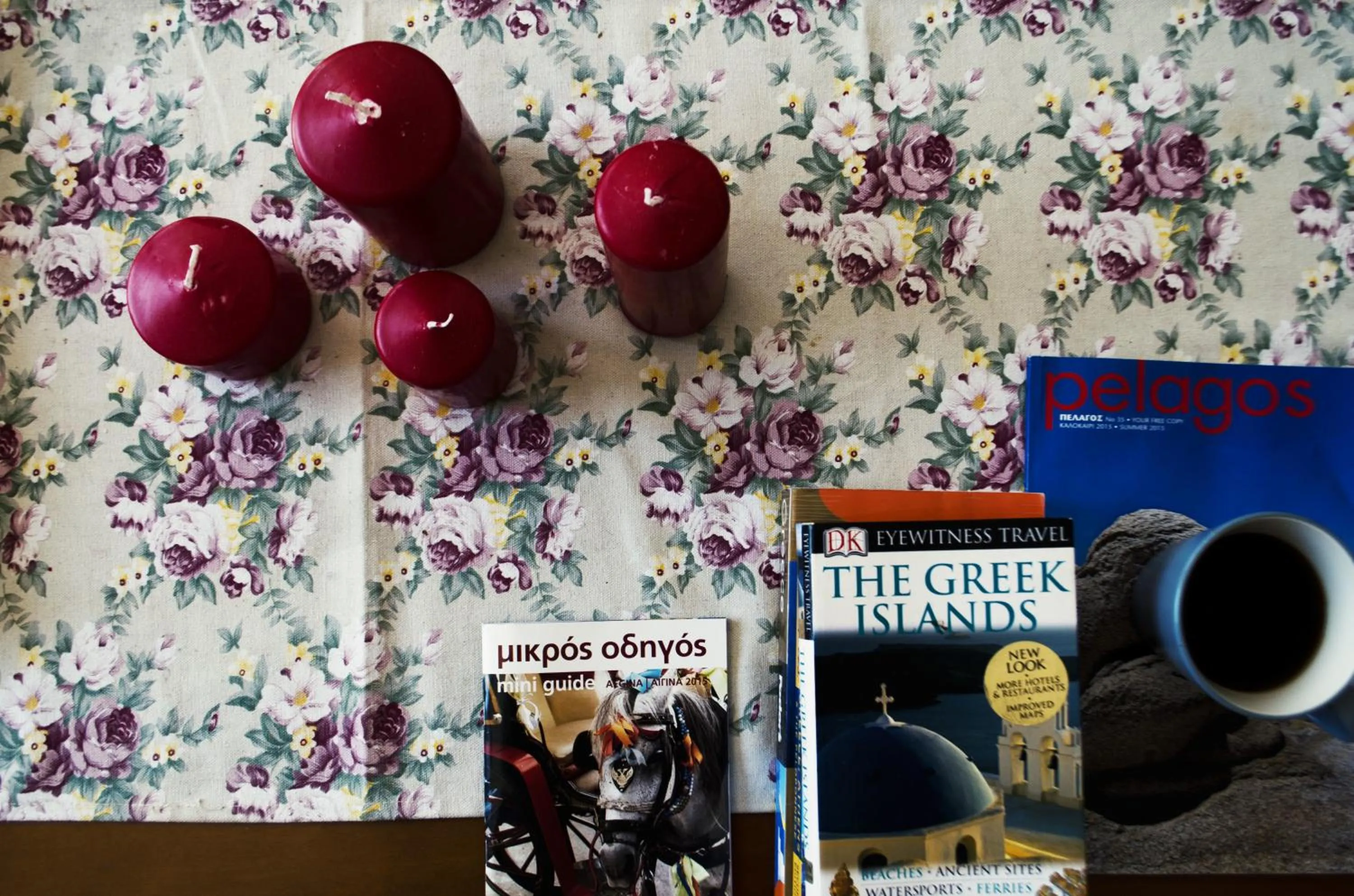 Lobby or reception in Hotel Aegina