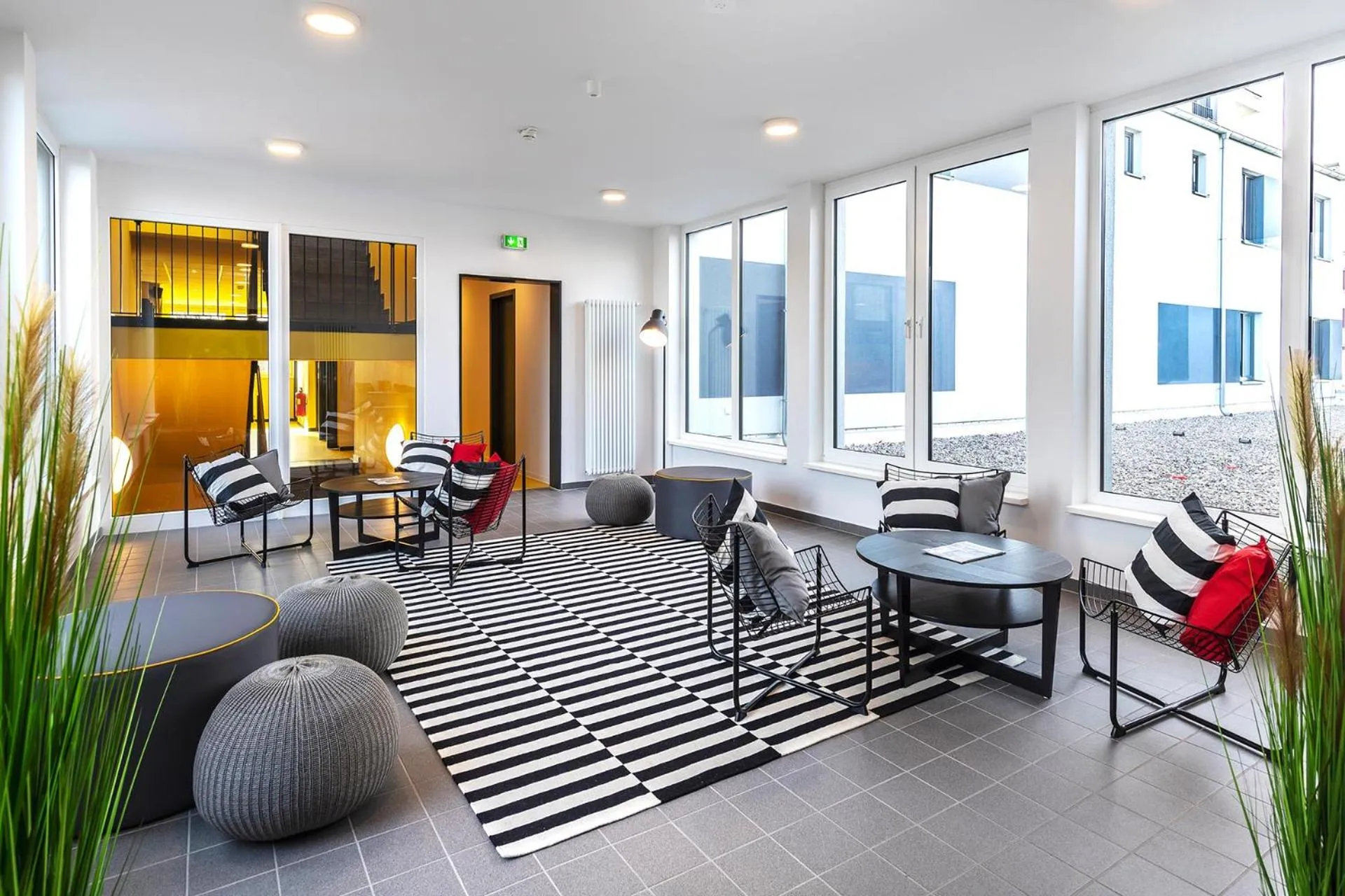 Seating area in Hotel Athletik Kiel