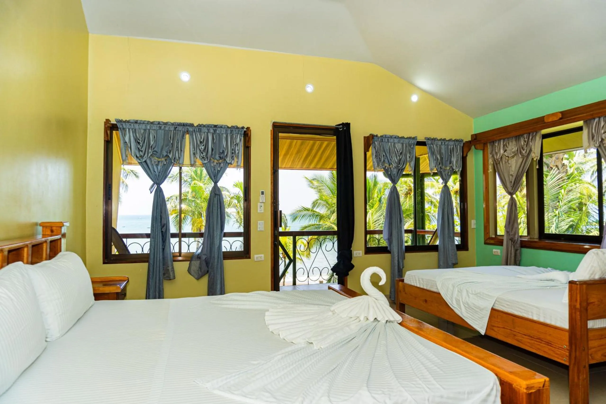 Bed in Hotel Rancho Corcovado