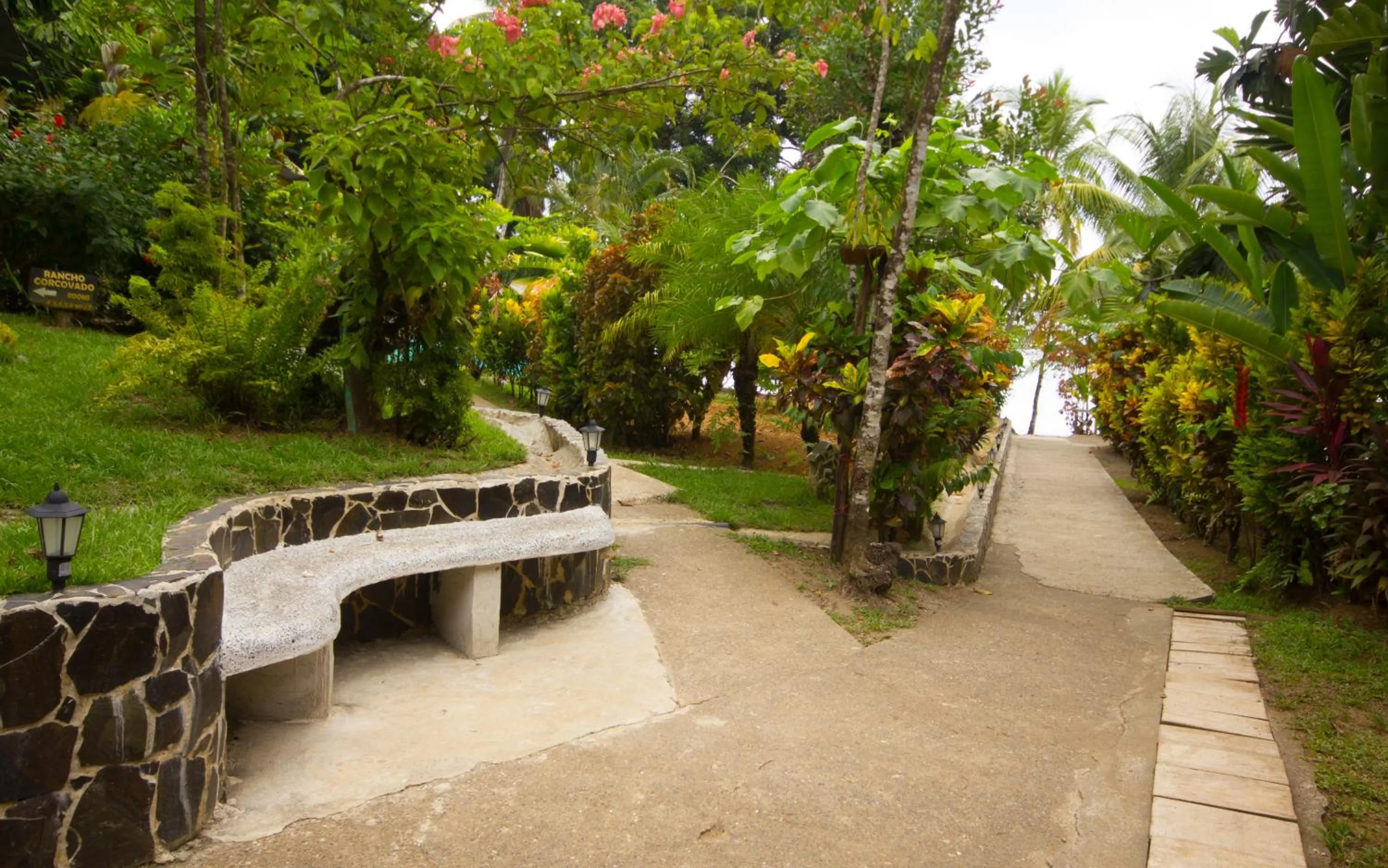 Garden in Hotel Rancho Corcovado