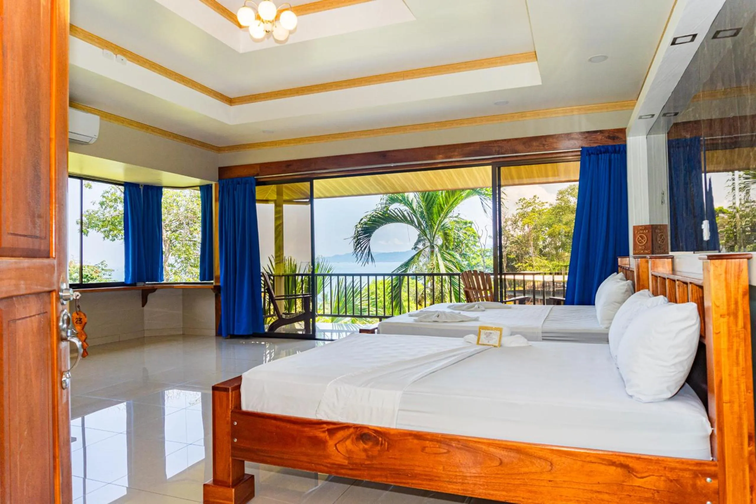 Bed in Hotel Rancho Corcovado