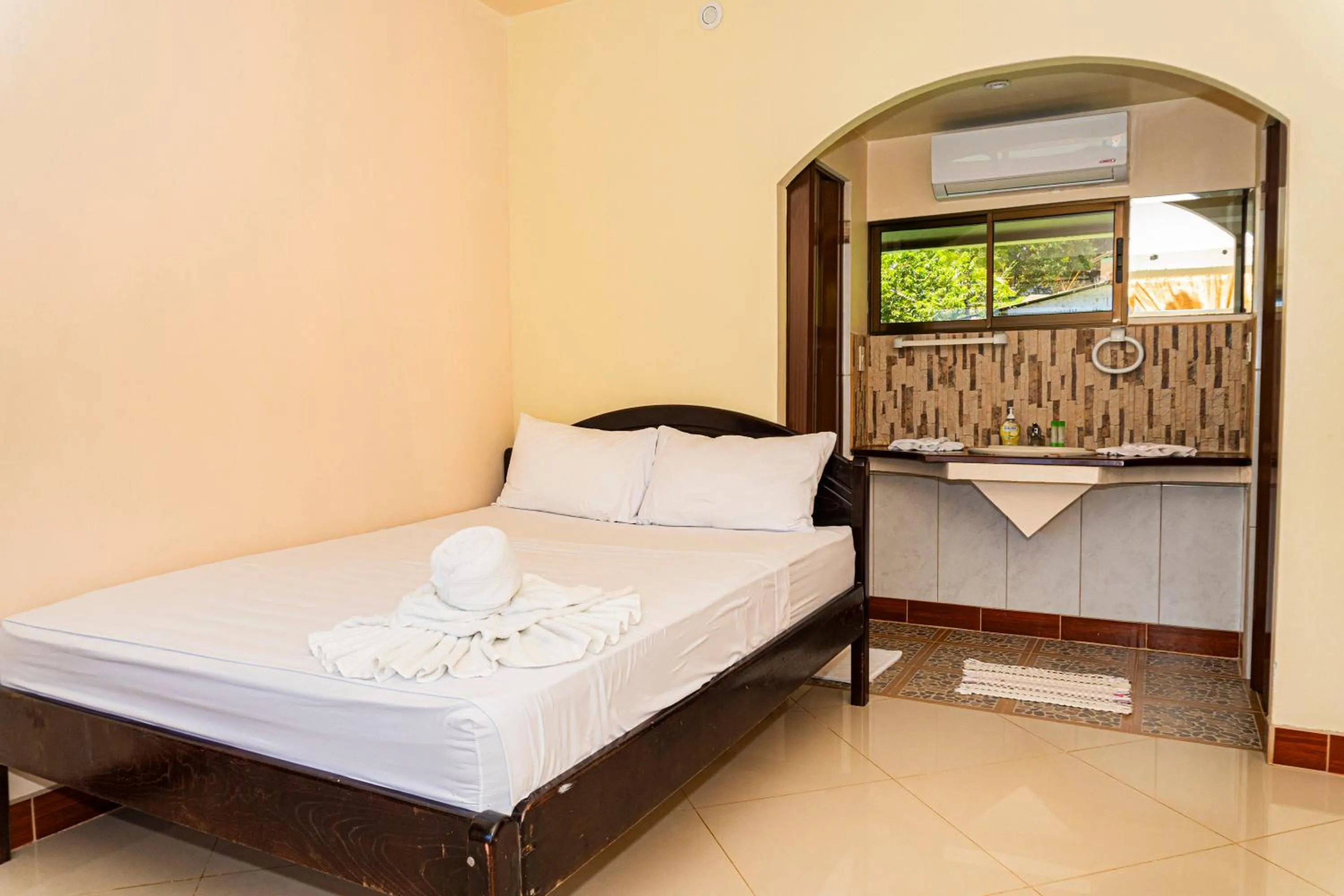 Bed in Hotel Rancho Corcovado