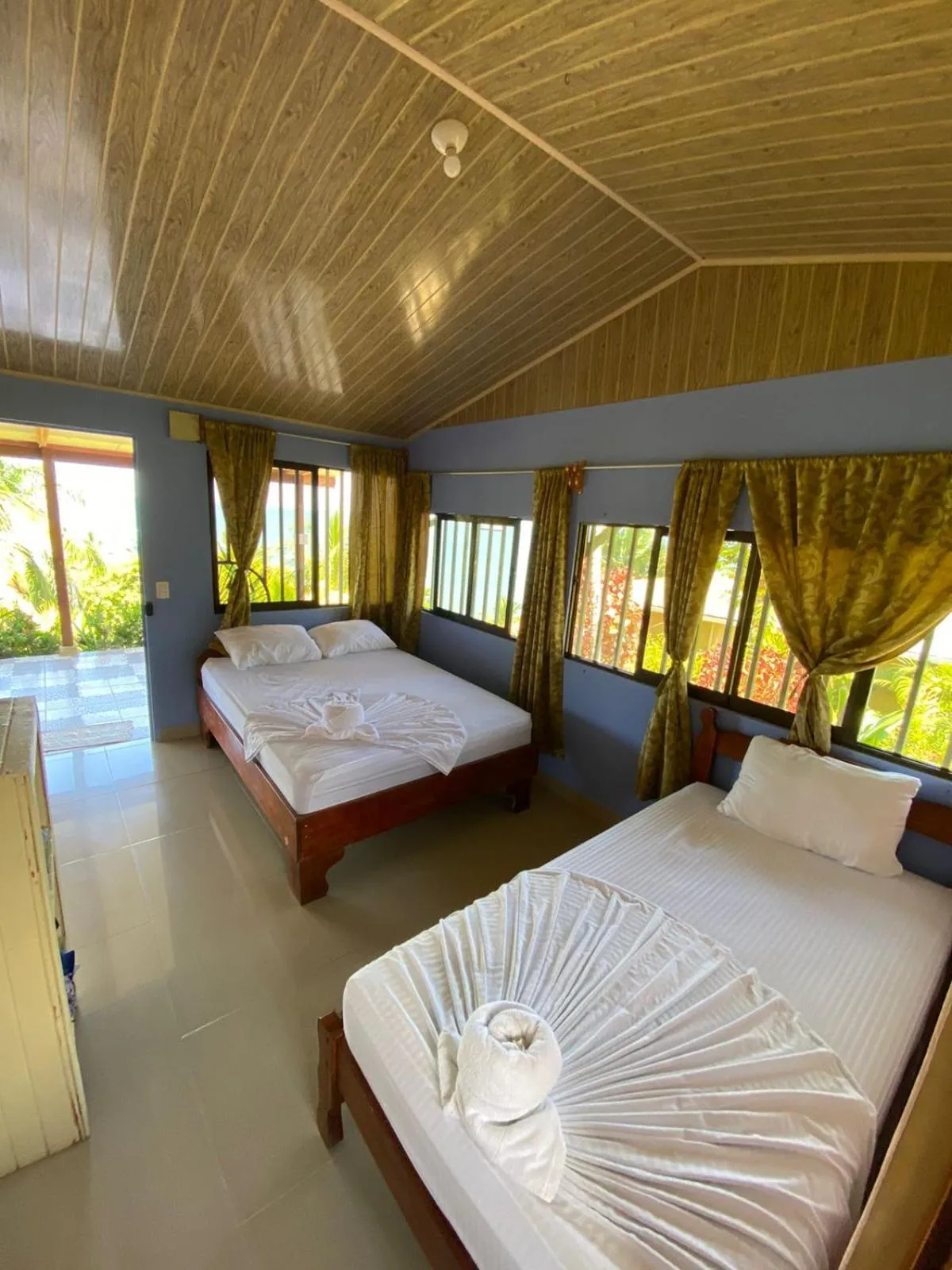 Bed in Hotel Rancho Corcovado