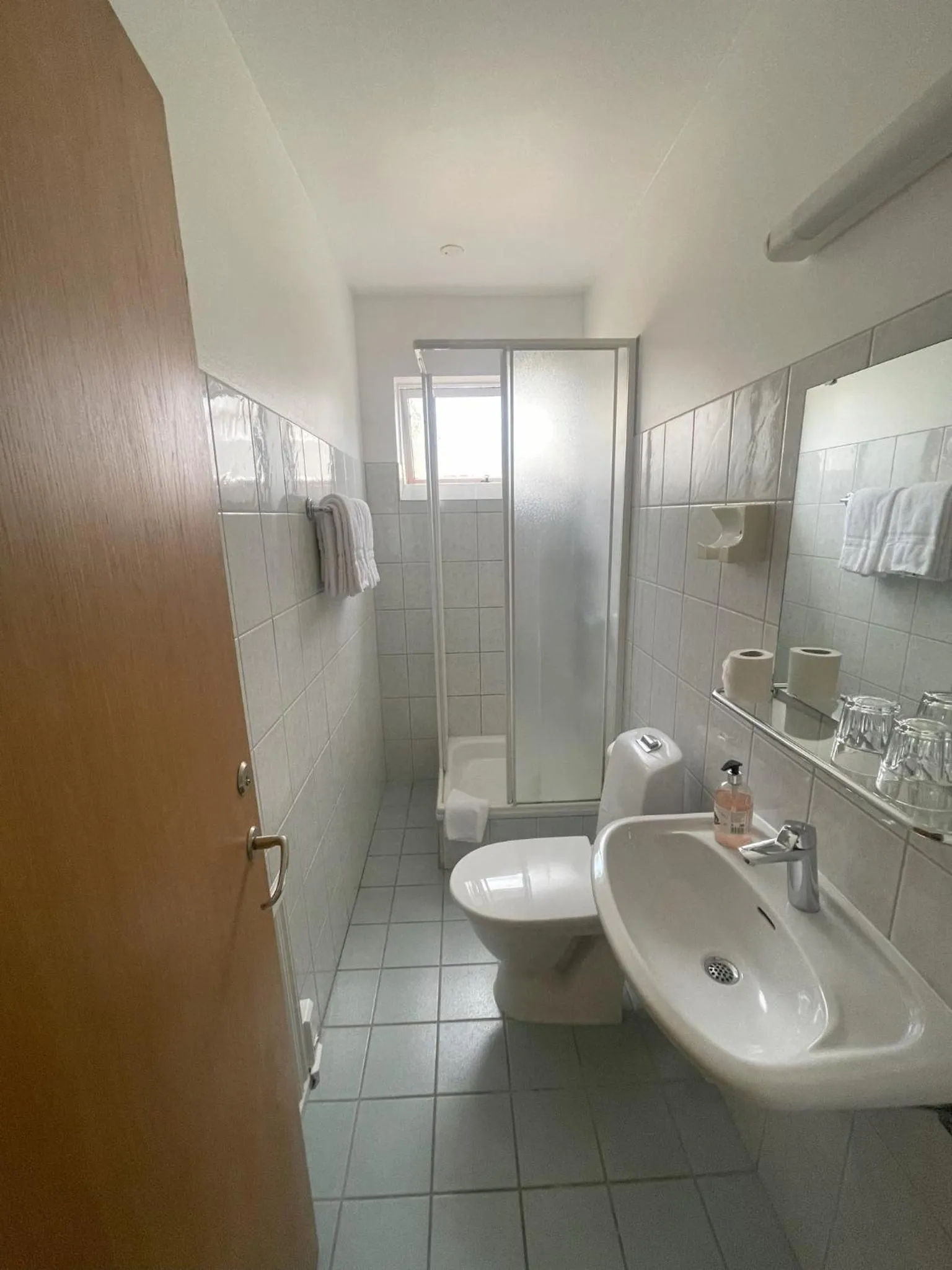 Bathroom in Hotel Post