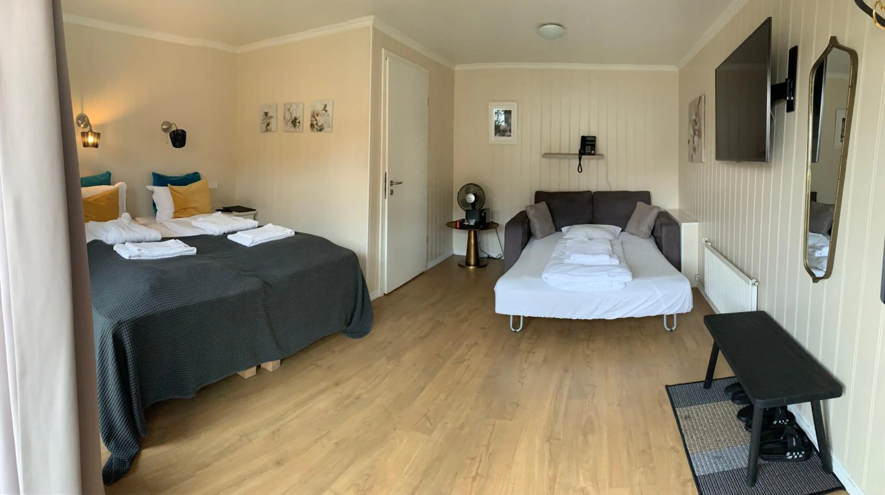 Bed in Frost and Fire Hotel