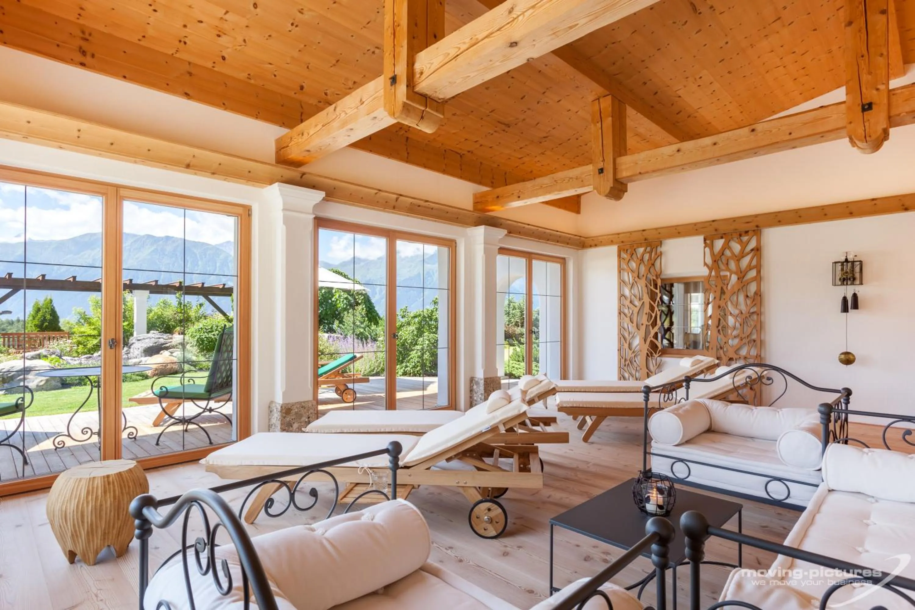 Sauna in Hotel Lärchenhof Natur