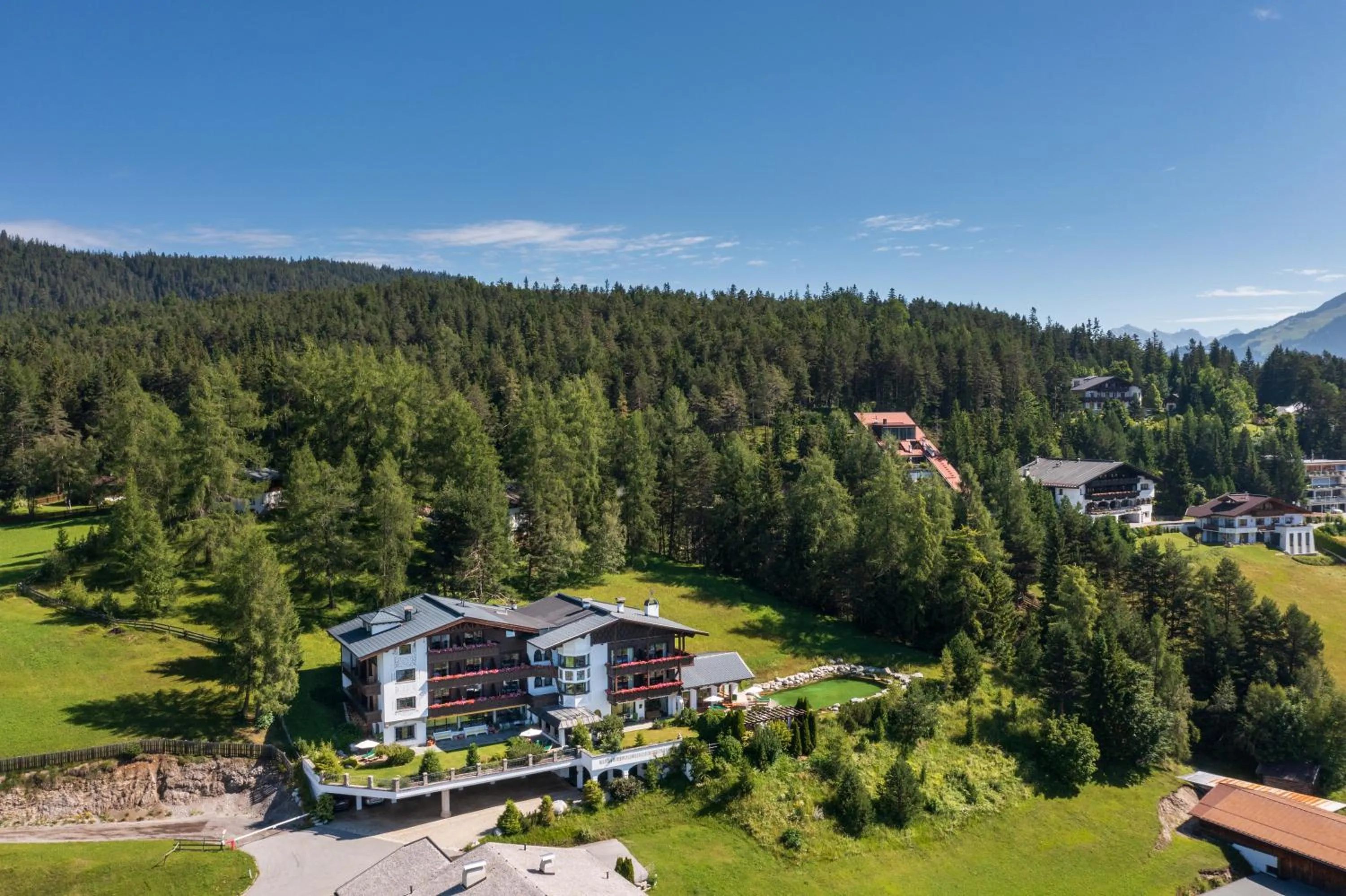 Bird's eye view in Hotel Lärchenhof Natur