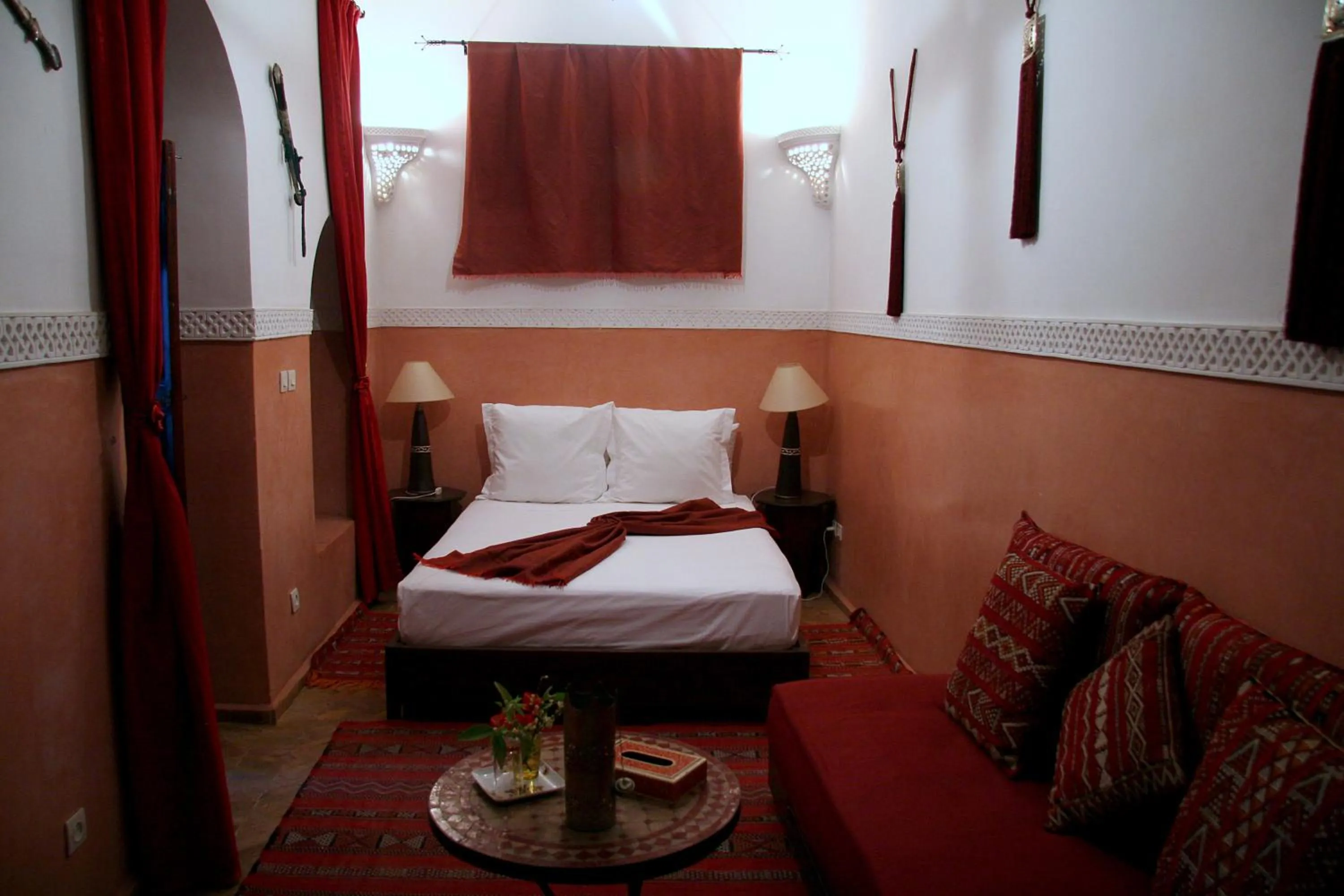 Bedroom, Bed in Riad Zen House