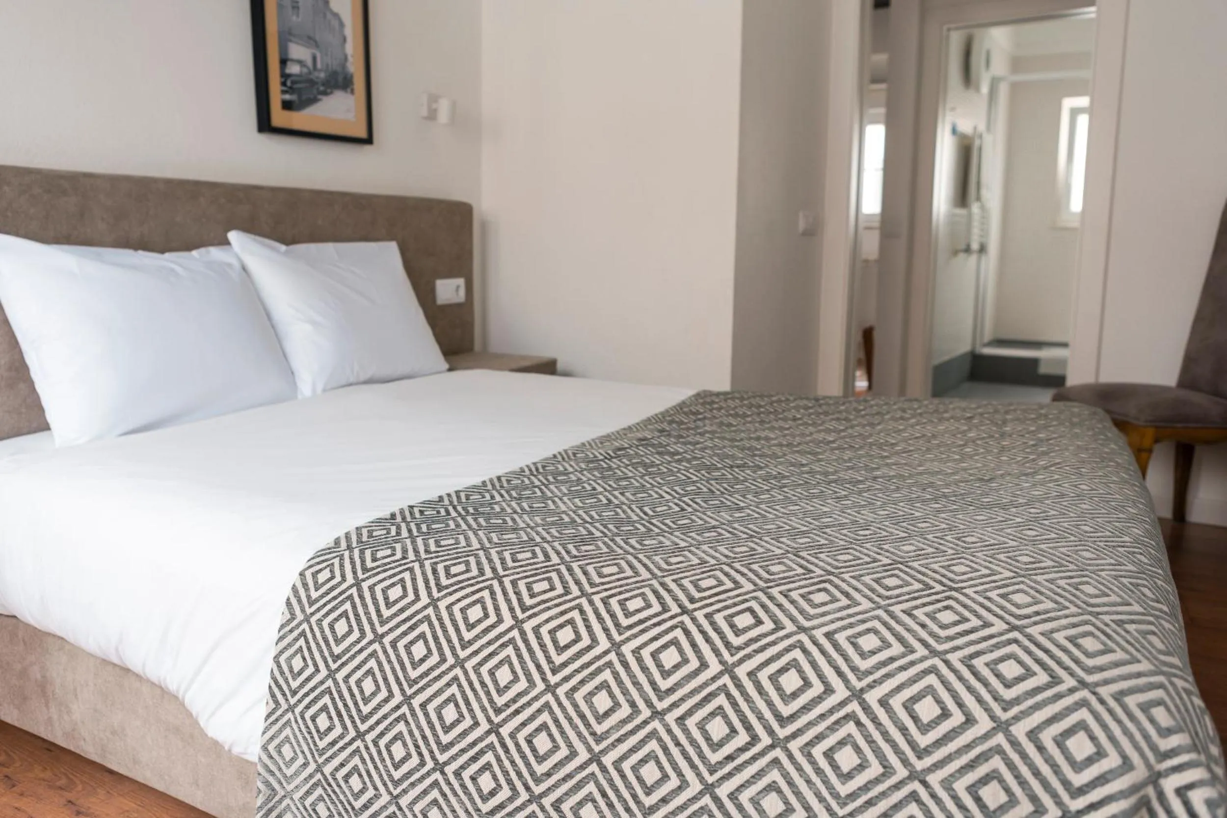 Bedroom, Bed in Casa das Aguarelas