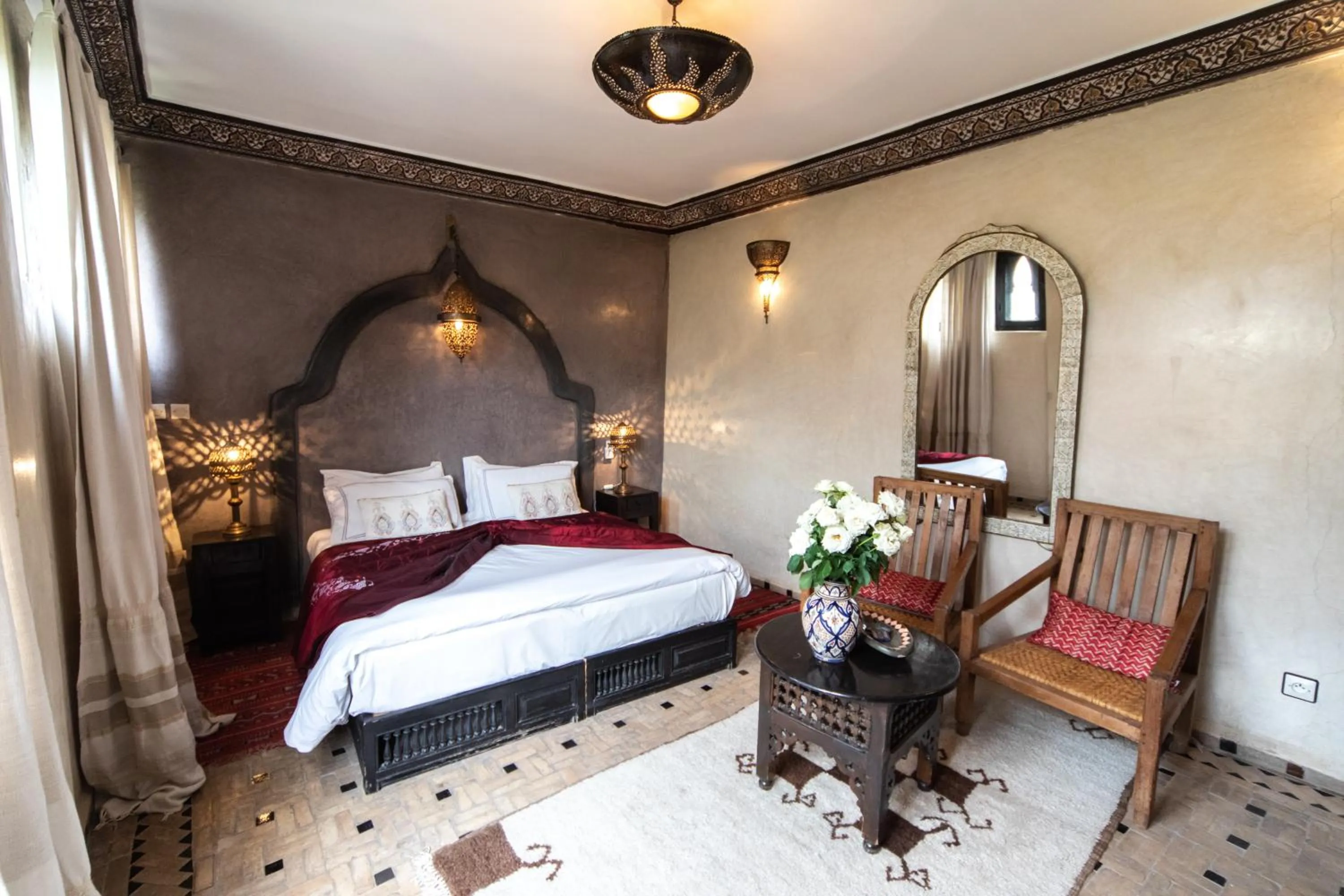 Bed in Riad Mur Akush