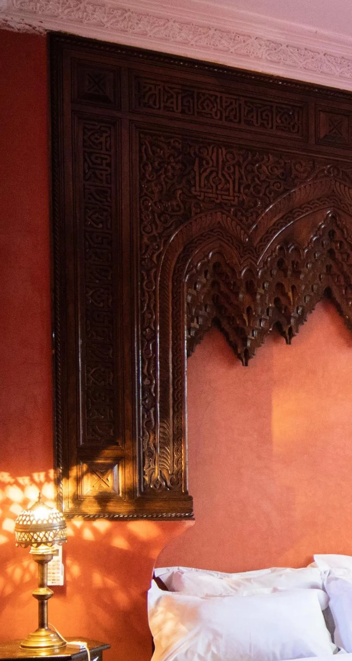Decorative detail, Bed in Riad Mur Akush