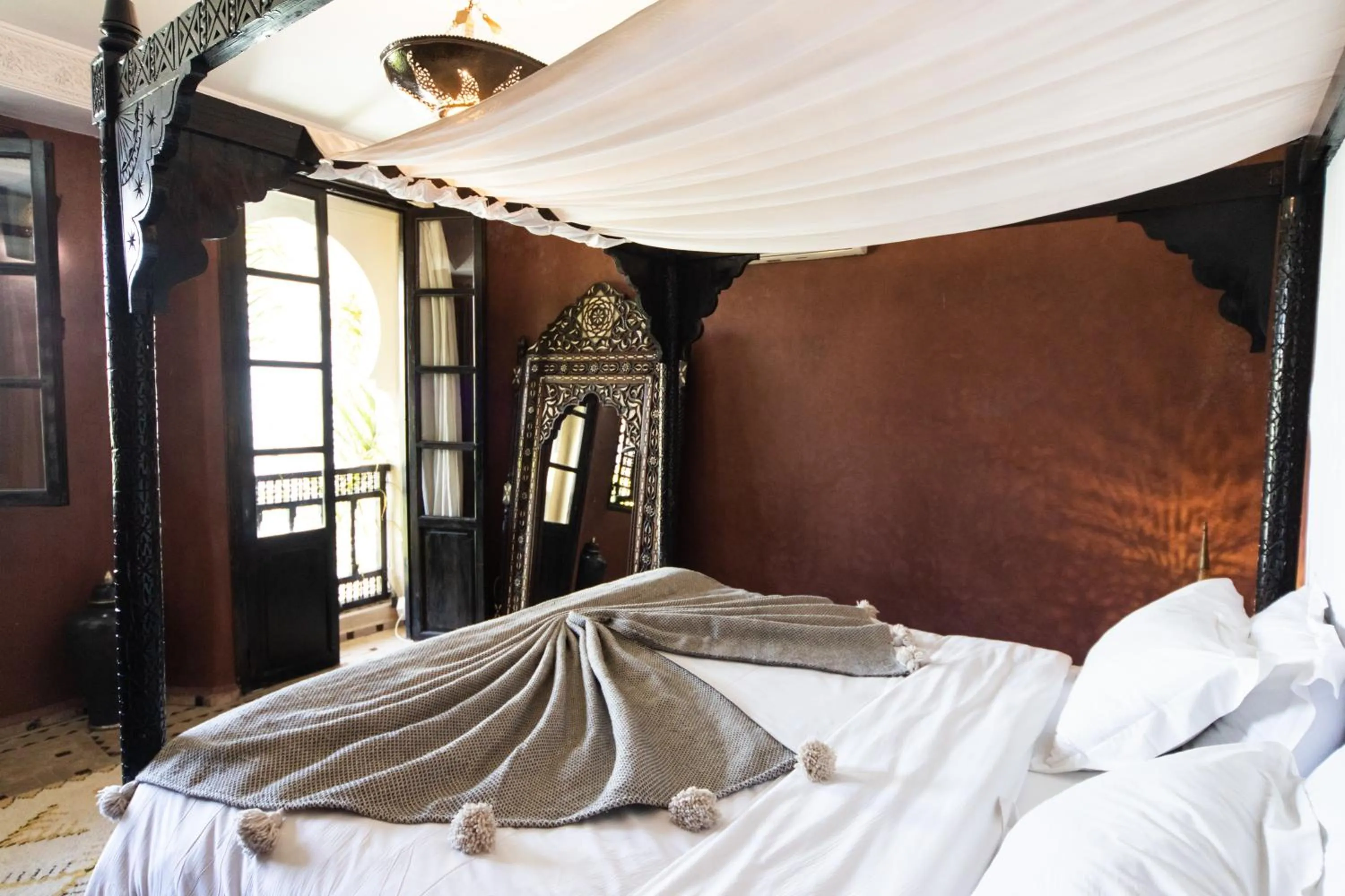 Bed in Riad Mur Akush