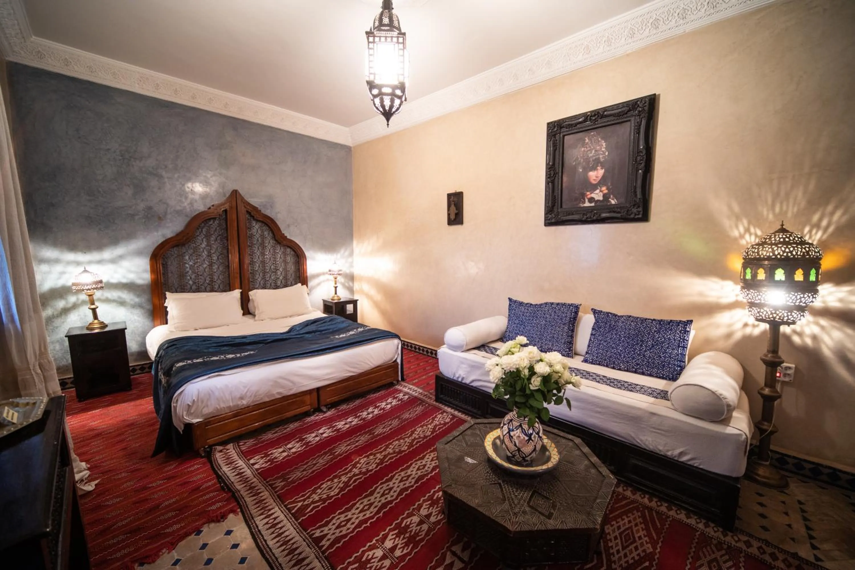 Bed in Riad Mur Akush