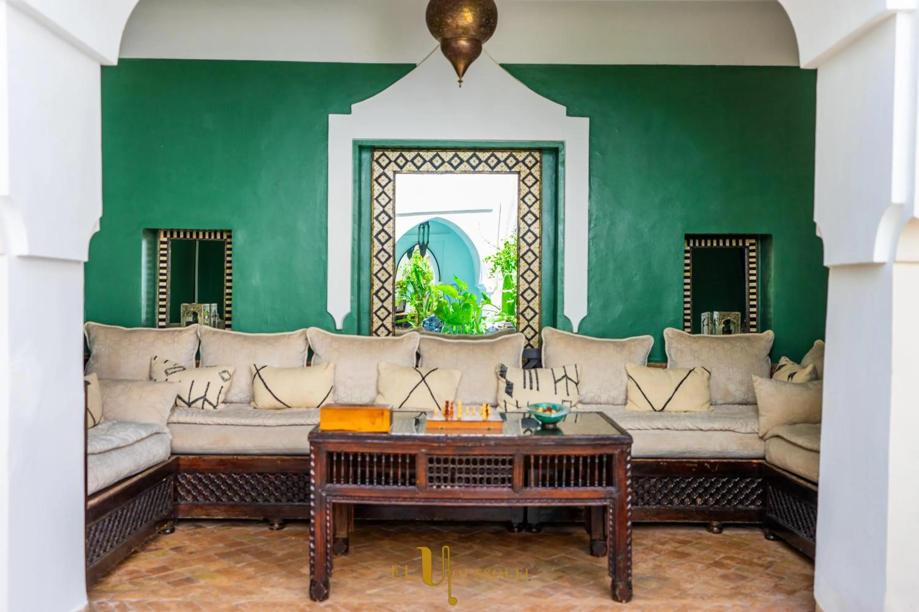 Living room in Riad El Youssoufi