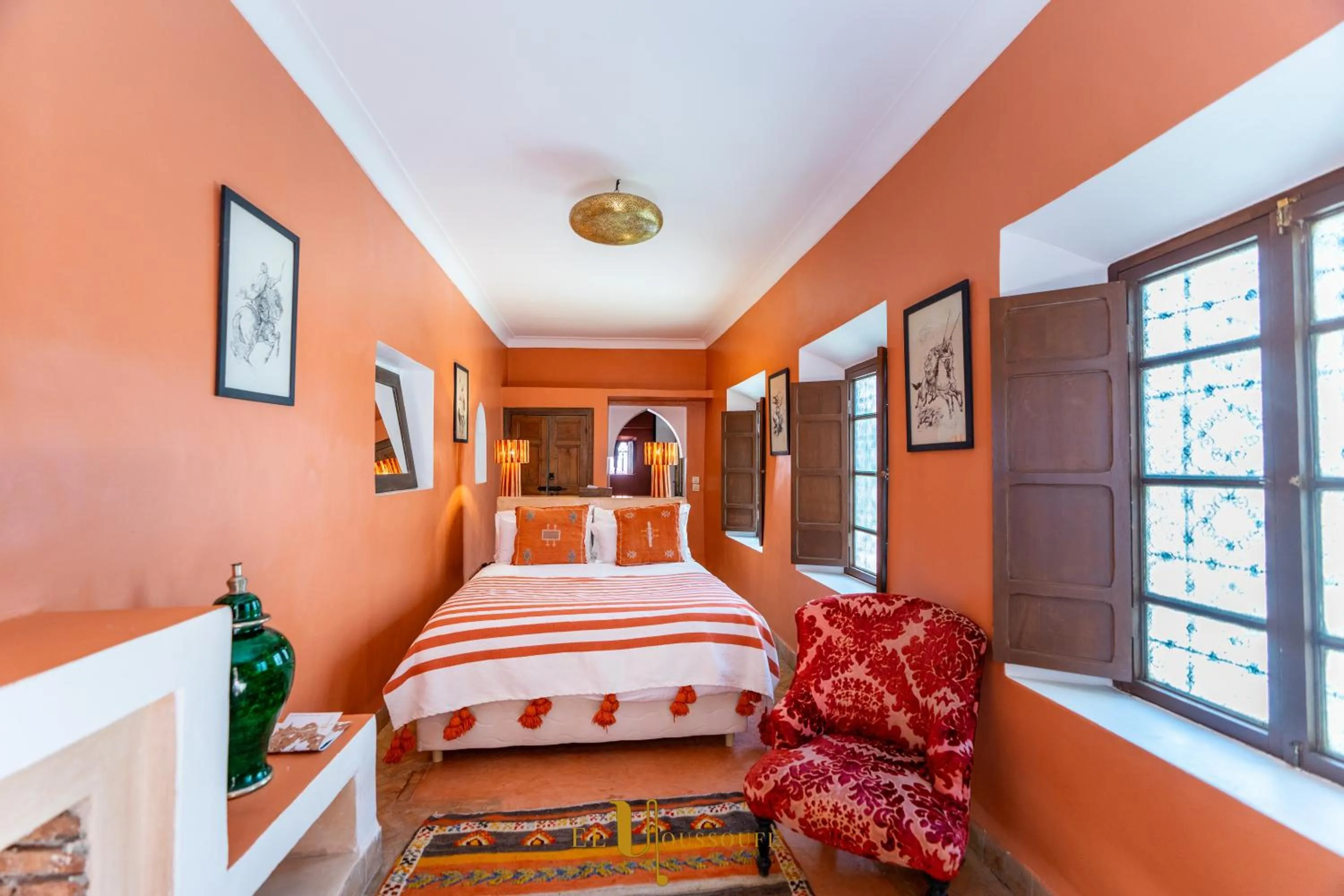 Bed in Riad El Youssoufi