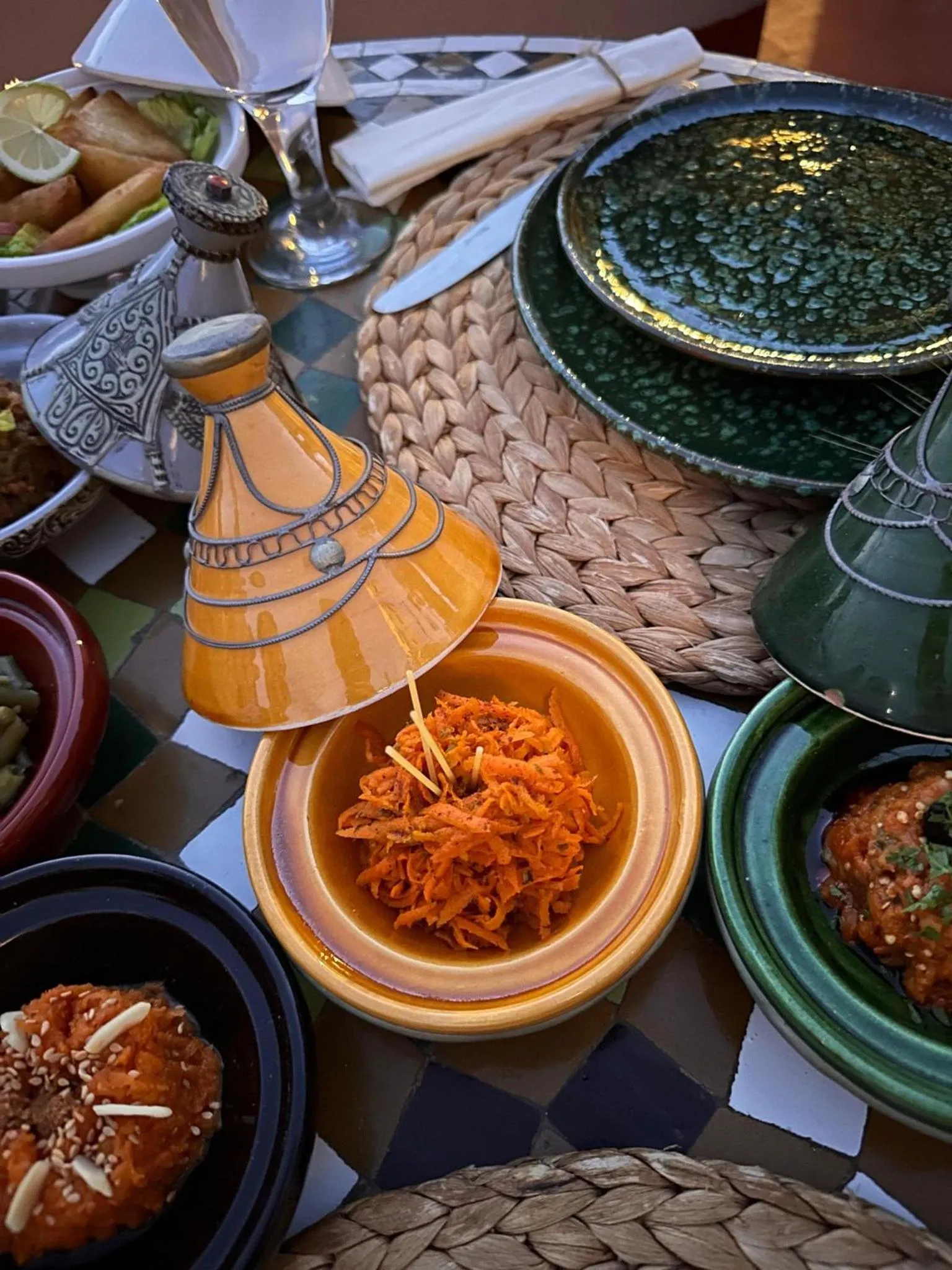 Decorative detail in Riad El Youssoufi