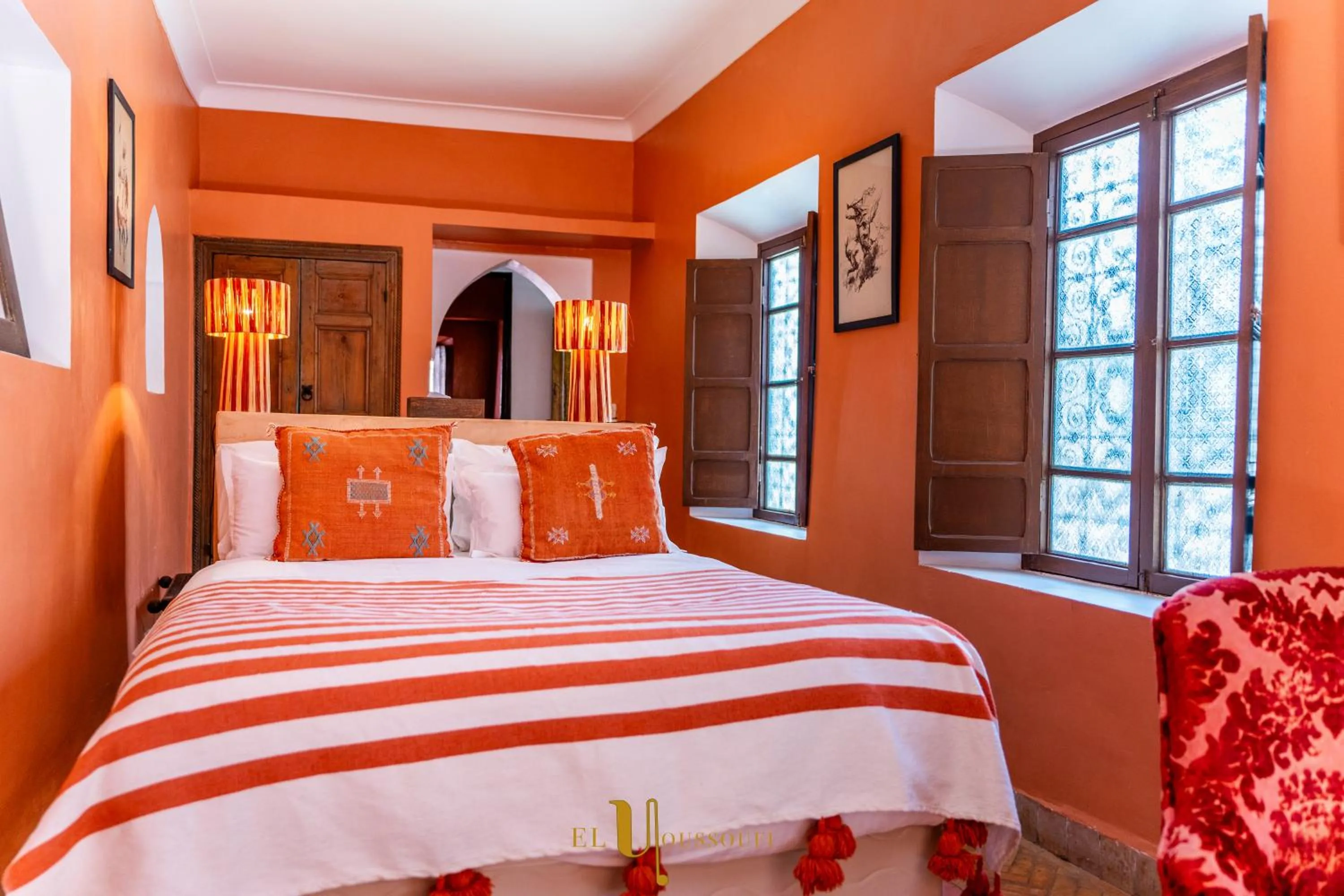 Bedroom, Bed in Riad El Youssoufi