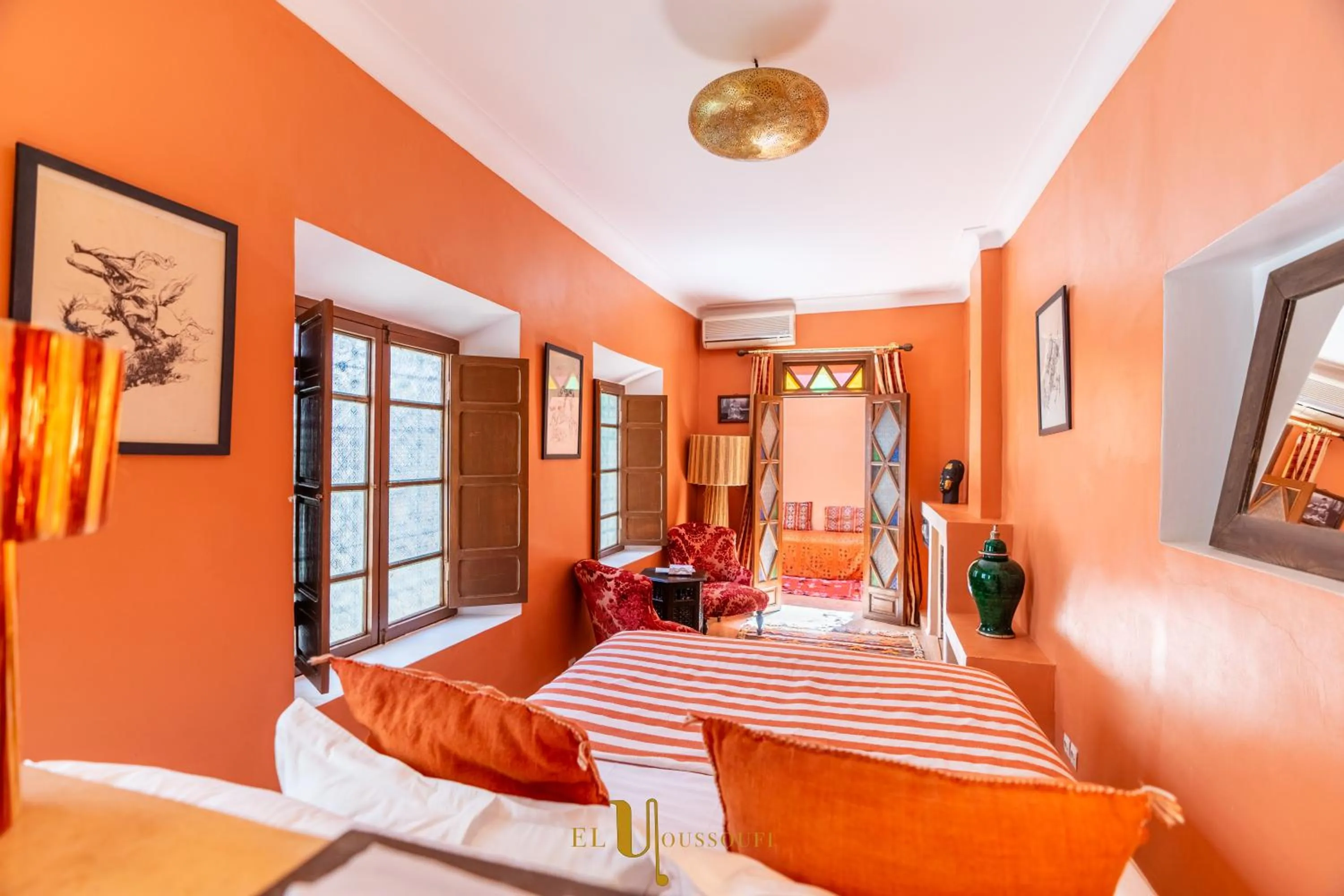 Bedroom, Bed in Riad El Youssoufi