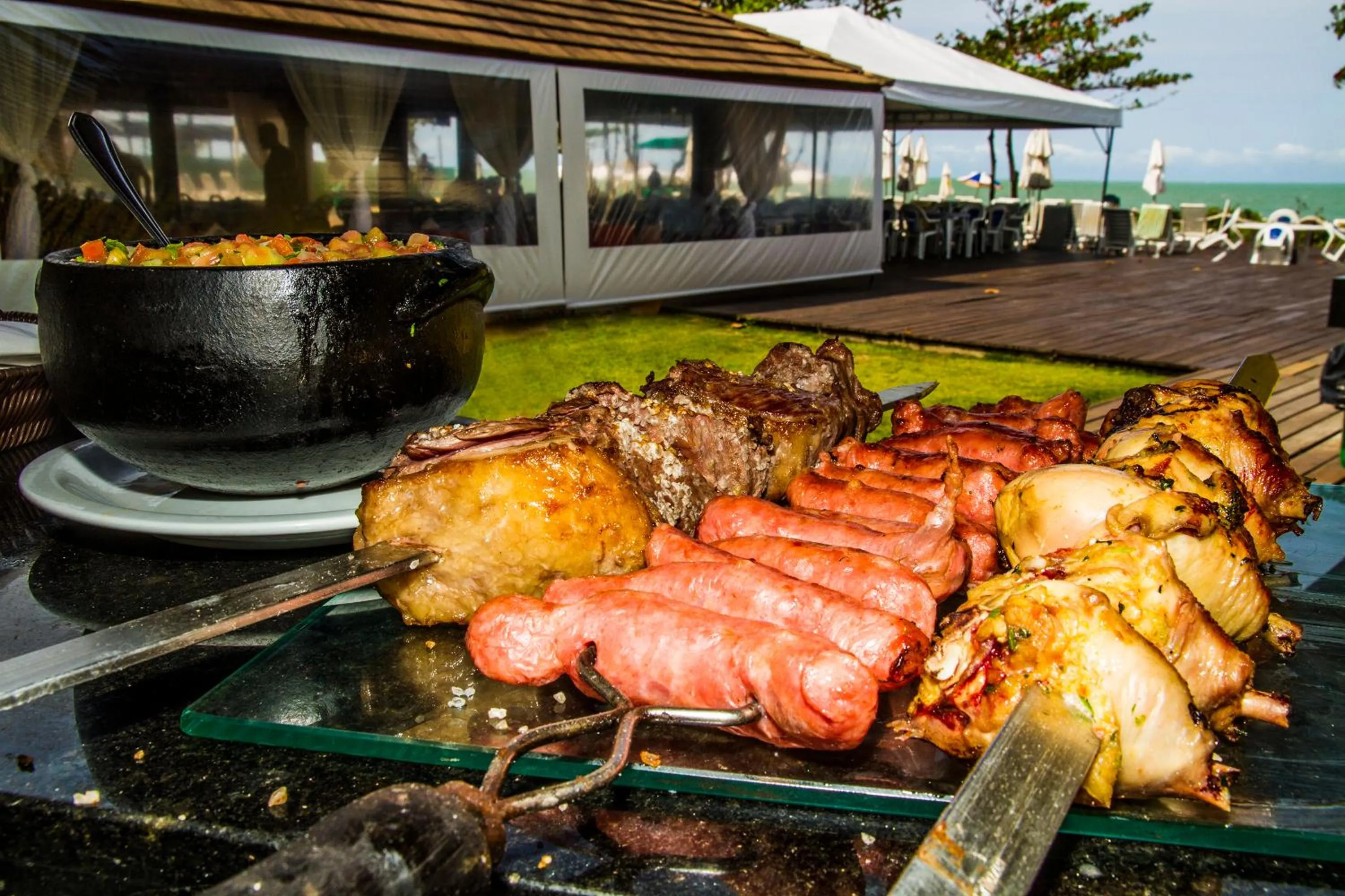 BBQ facilities in Resort Arcobaleno All Inclusive