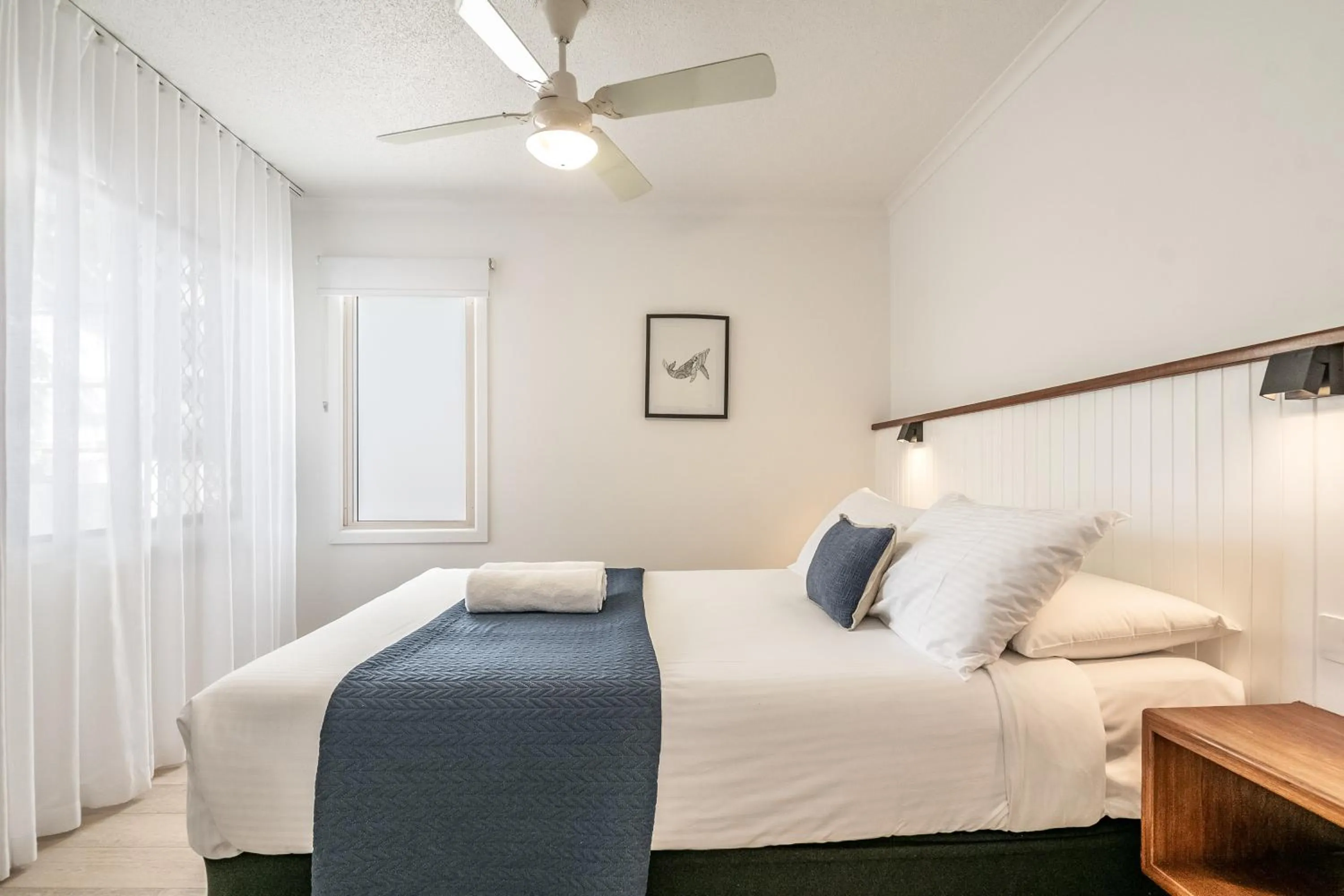 Bedroom, Bed in Beaches Apartments Byron Bay