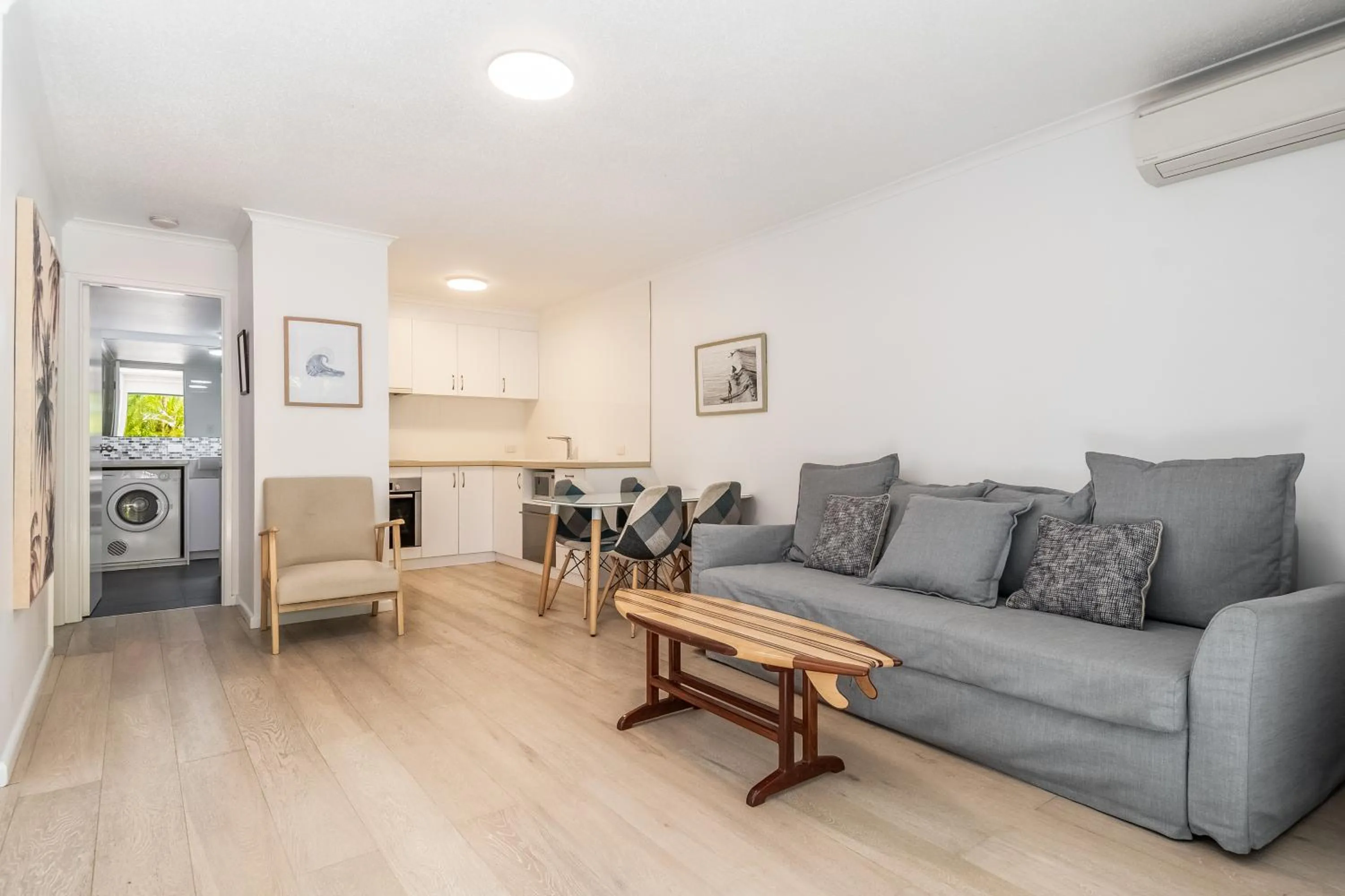 Living room in Beaches Apartments Byron Bay