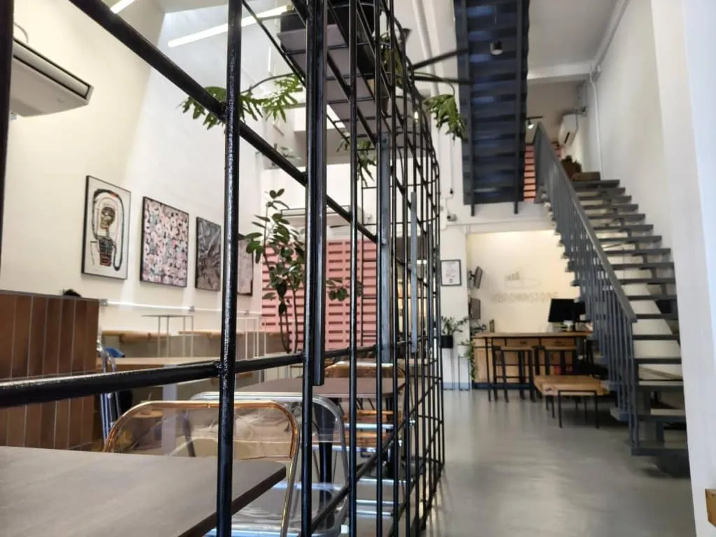 Property building in The Brownstone Hostel & Space