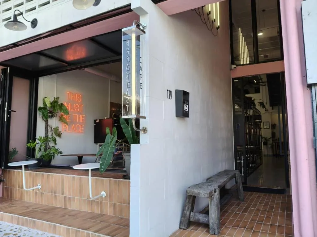 Property building in The Brownstone Hostel & Space