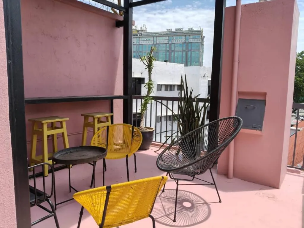 Property building in The Brownstone Hostel & Space