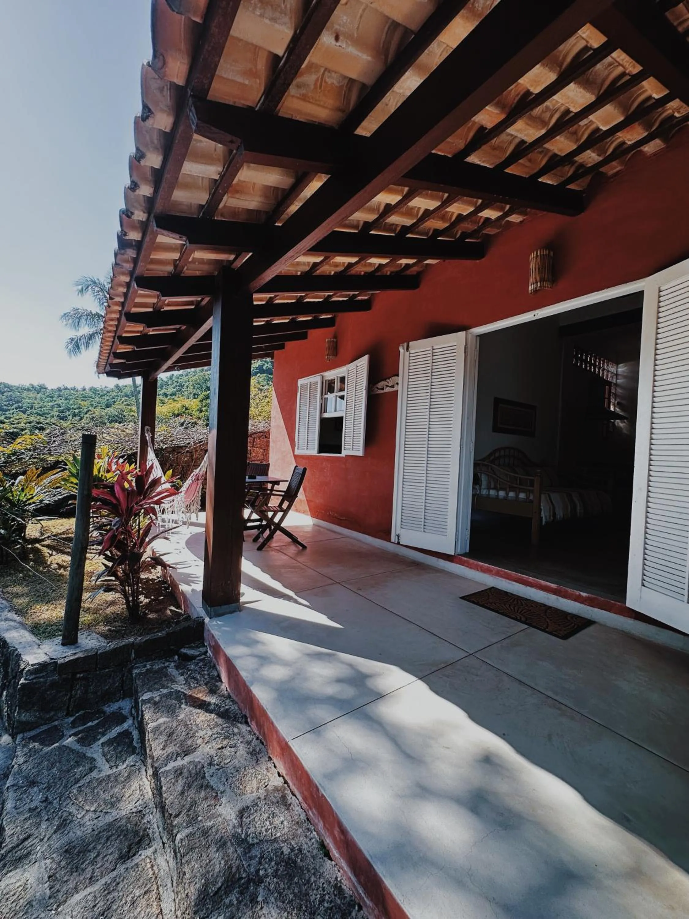 Double Room with Balcony in Chalés Mariolinha