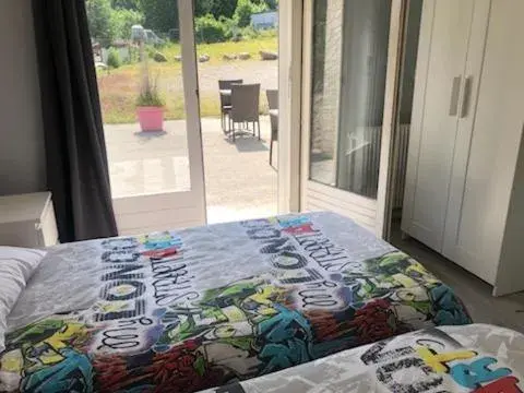 Twin Room with Mountain View in HOTEL BON ACCUEIL Twin Room with Mountain View in HOTEL BON ACCUEIL