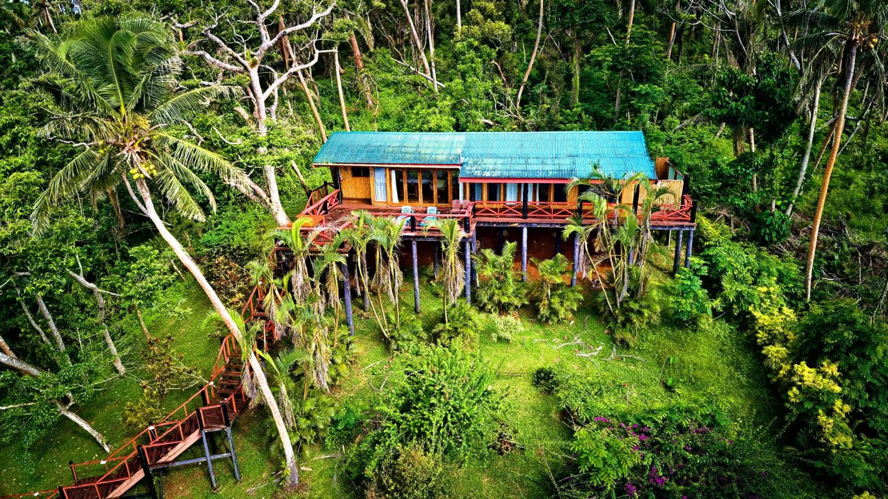 Bird's eye view in Maravu Taveuni Lodge