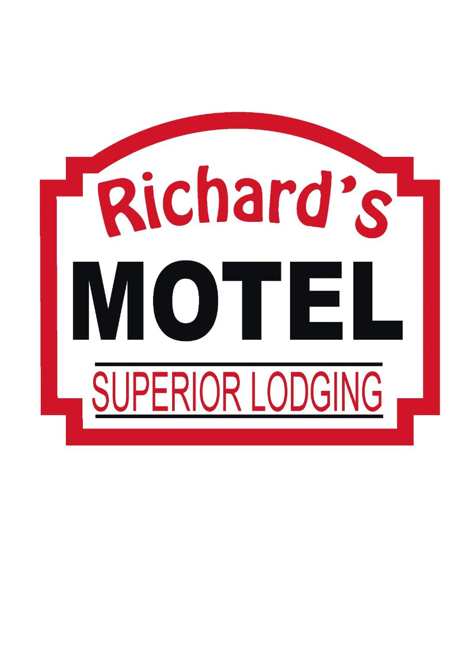 Logo/Certificate/Sign in Richard's Motel