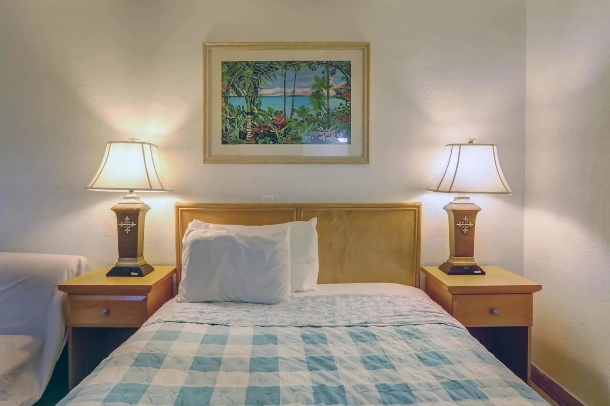 Bed in Richard's Motel