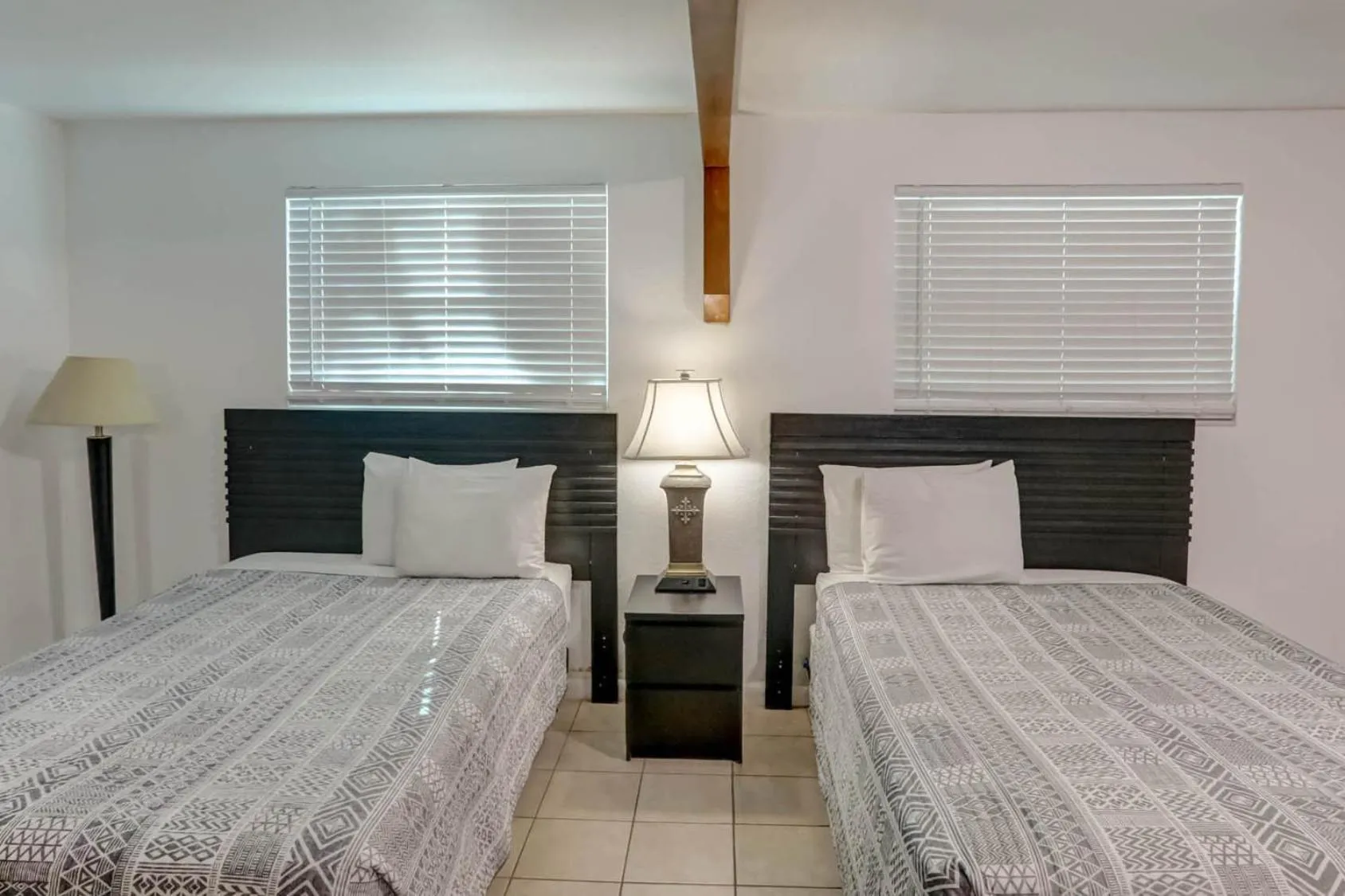 Bed in Richard's Motel