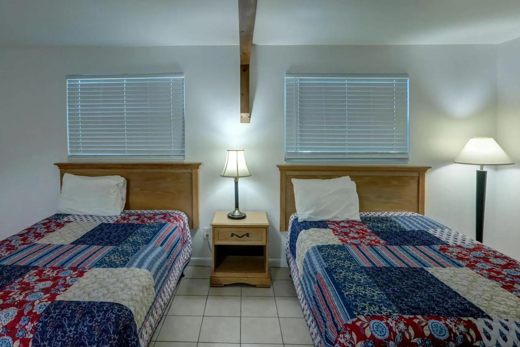 Bed in Richard's Motel