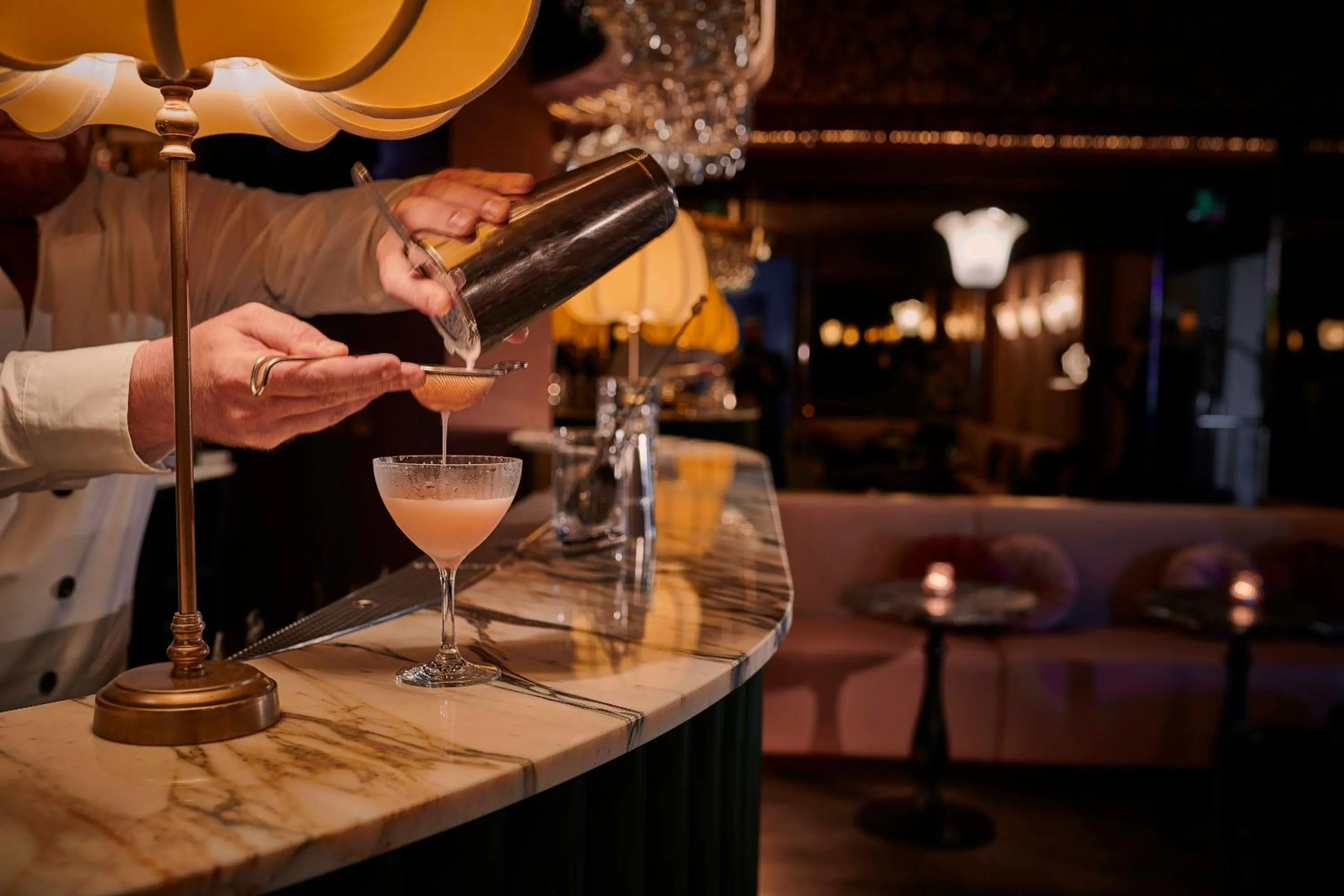 People in Haddington House Hotel