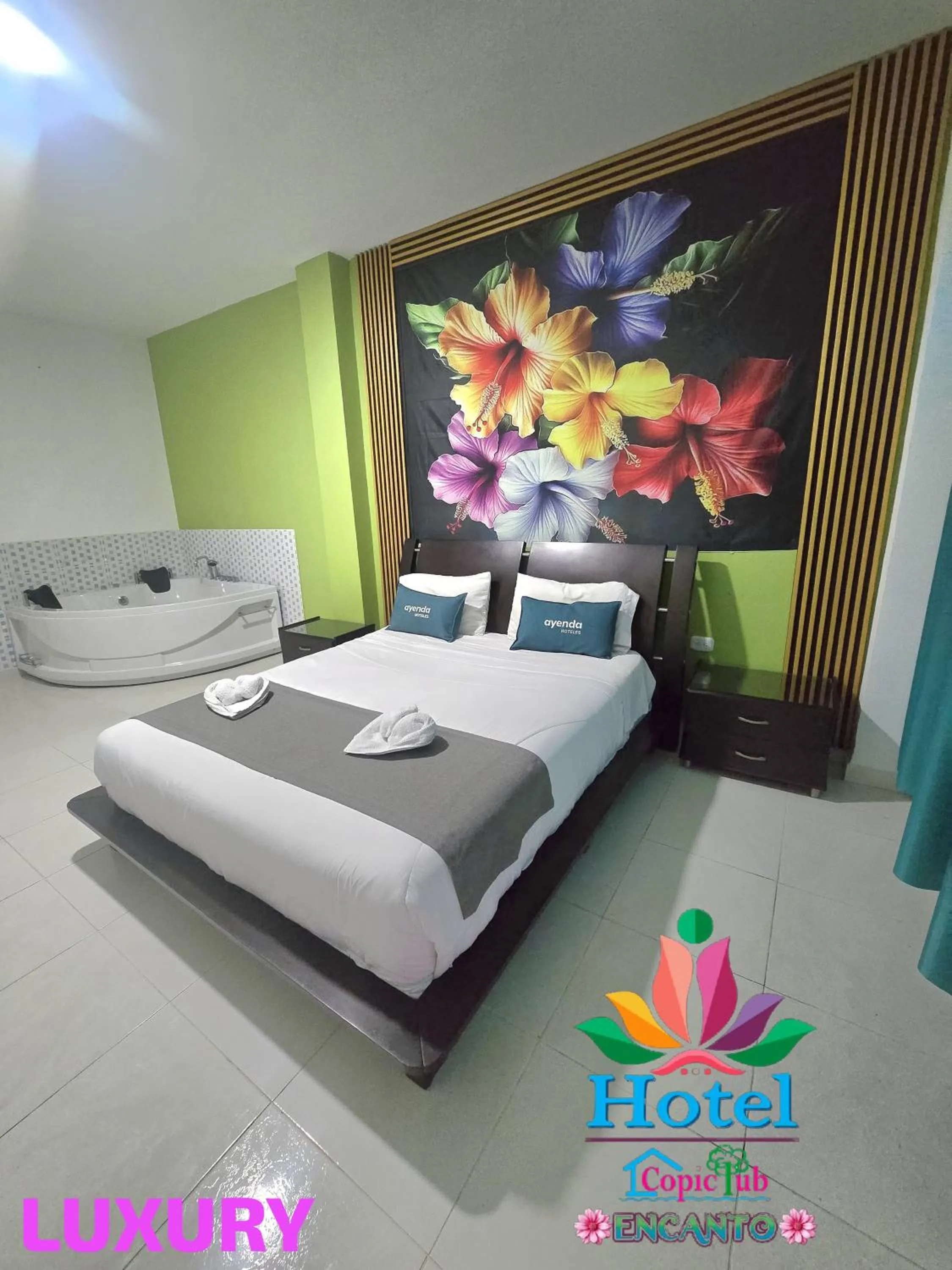 Bed in Ayenda 1132 Copiclub