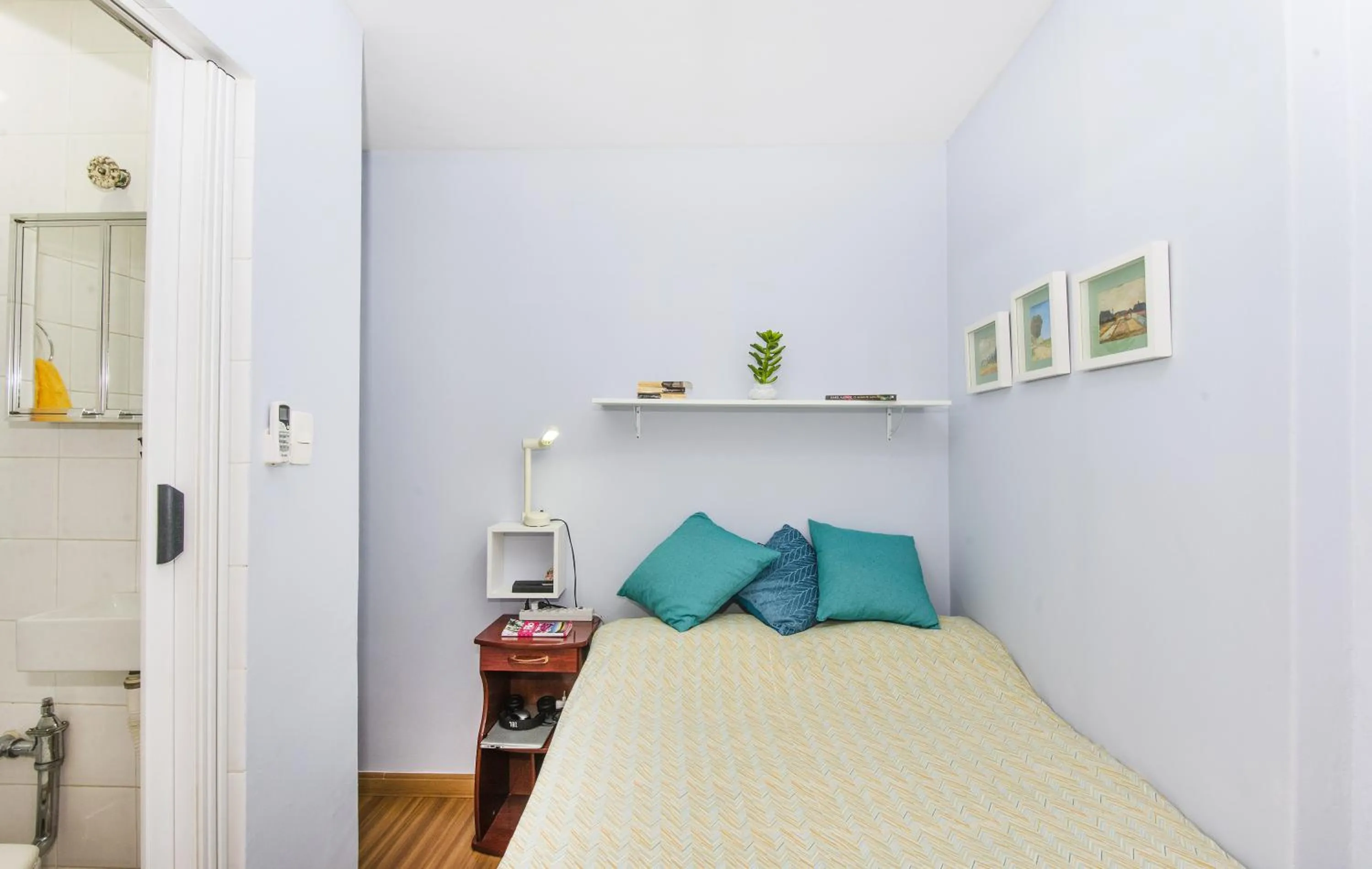 Bed in Family Apartment 2 Rooms in Copacabana