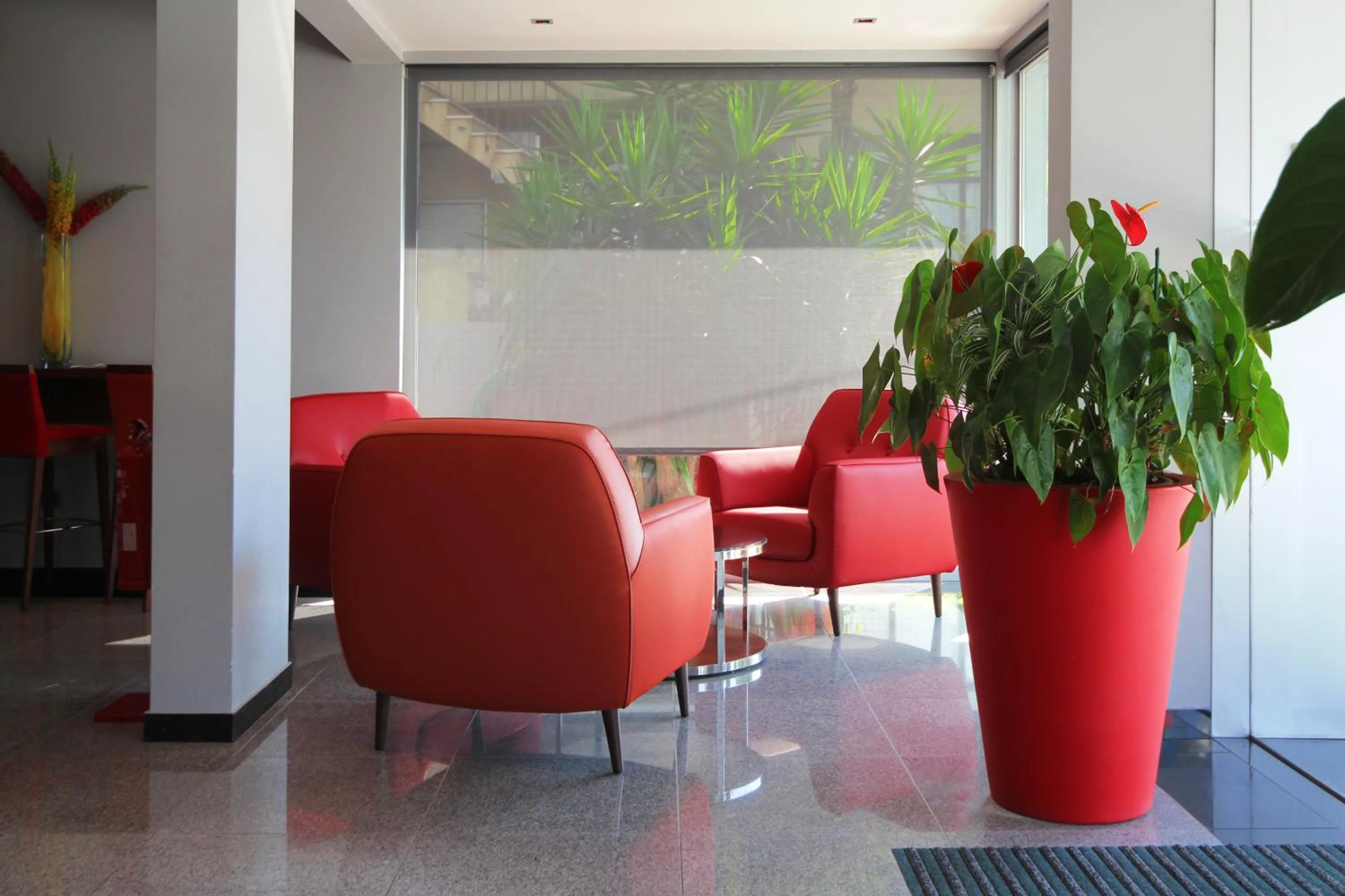 Lobby or reception in Hotel Feira Pedra Bela