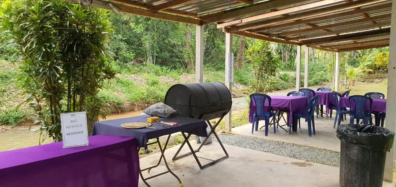 BBQ facilities in Seri Pengantin Resort