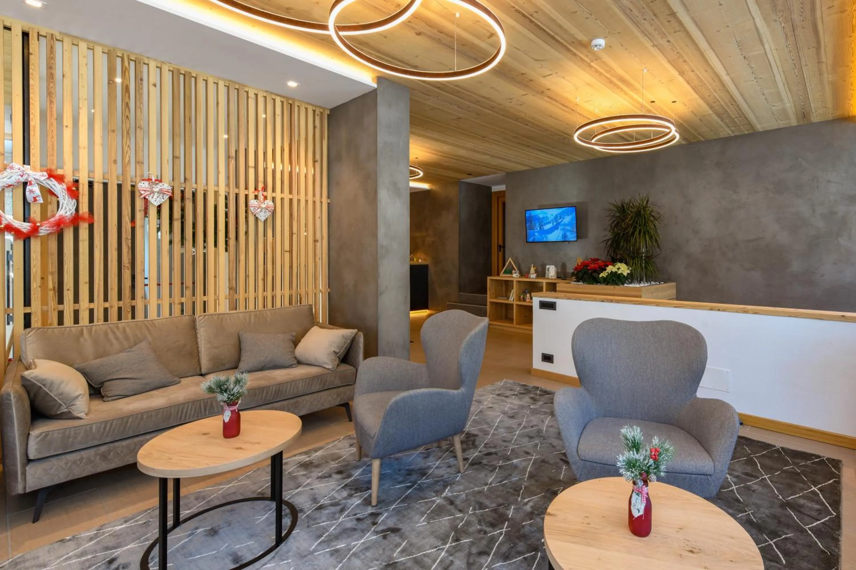 Lobby or reception in Bepy Hotel Garni