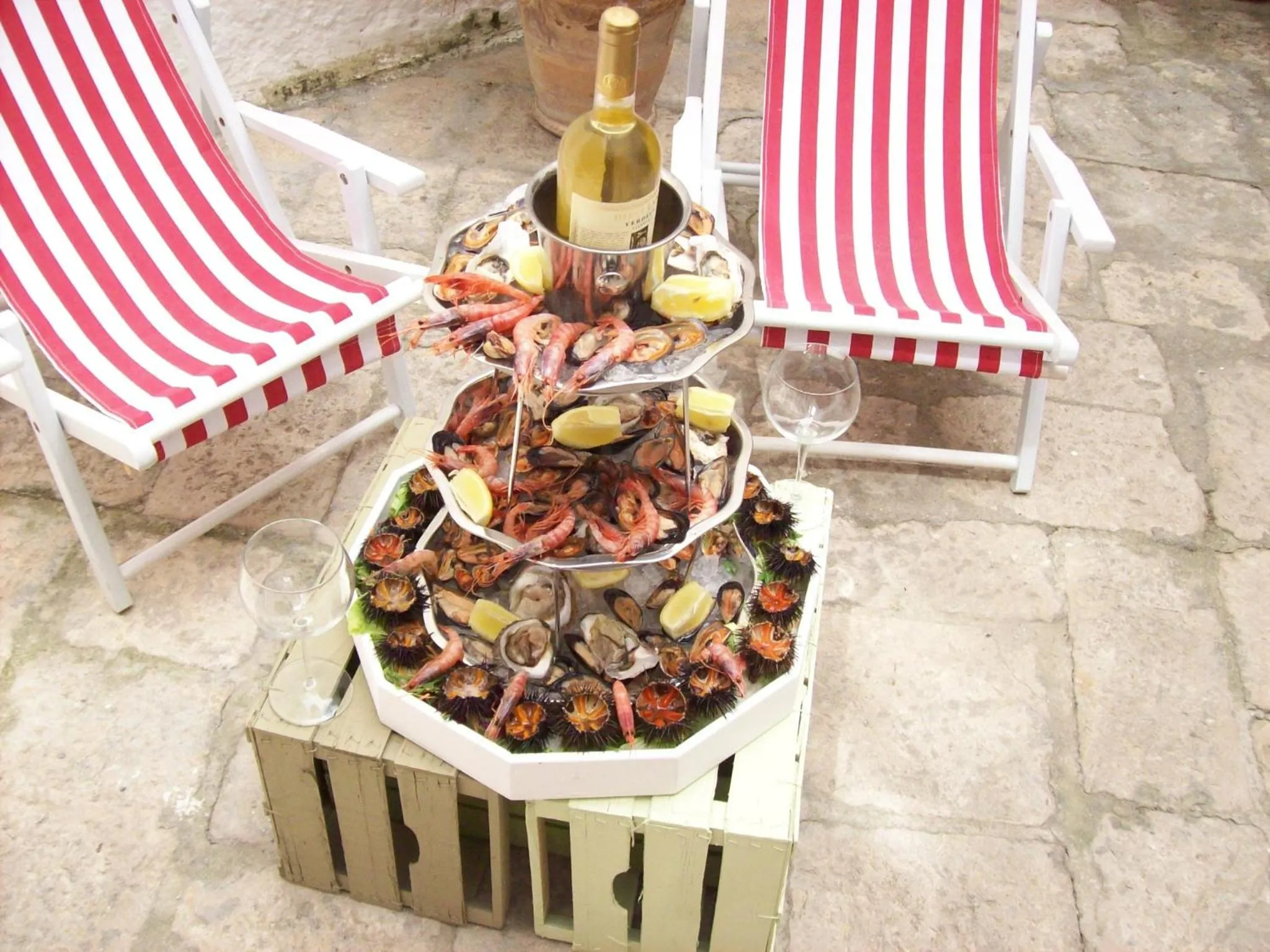 Seating area in B&B Dimora Muzio and Restaurant