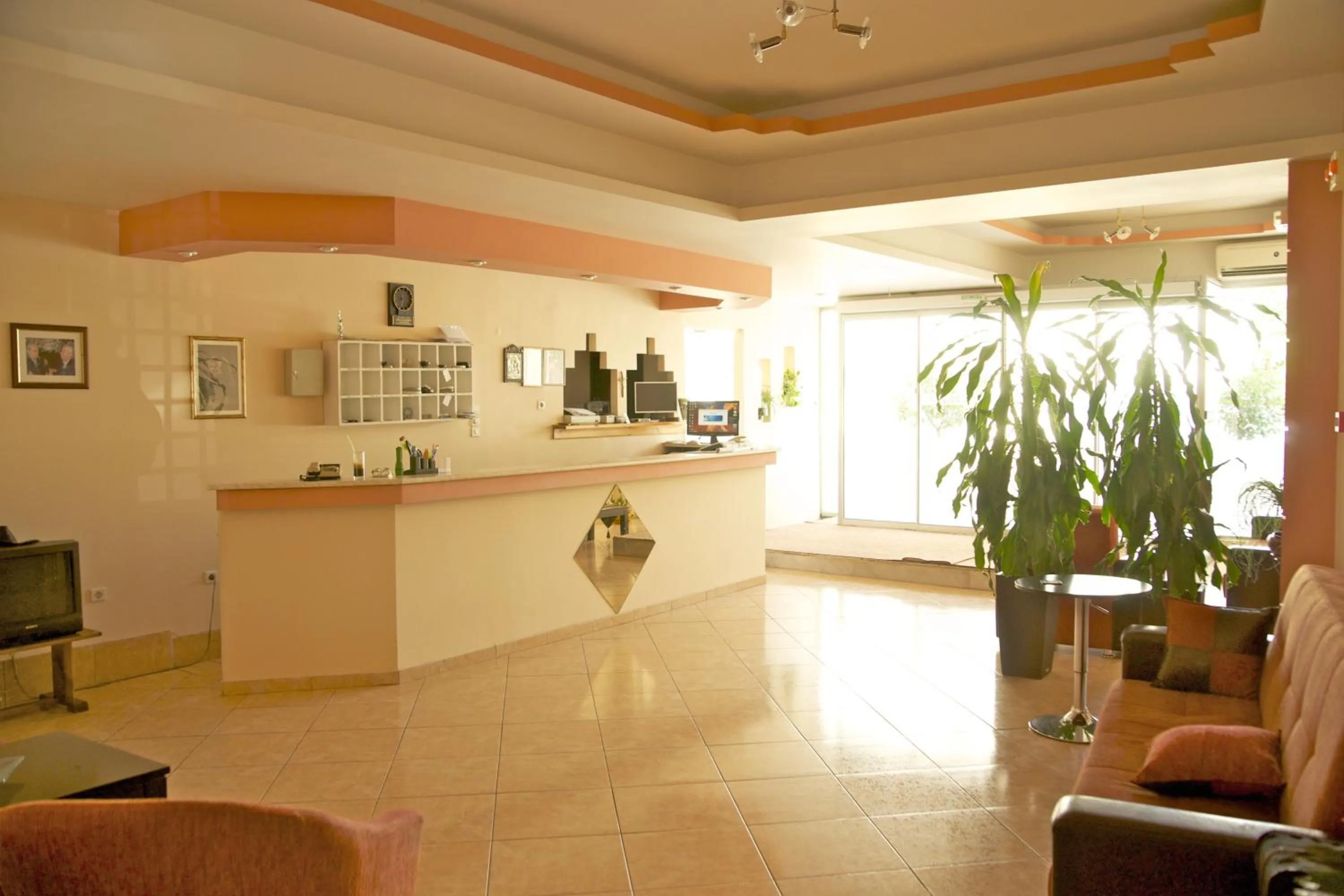 Lobby or reception in Hotel Drosia
