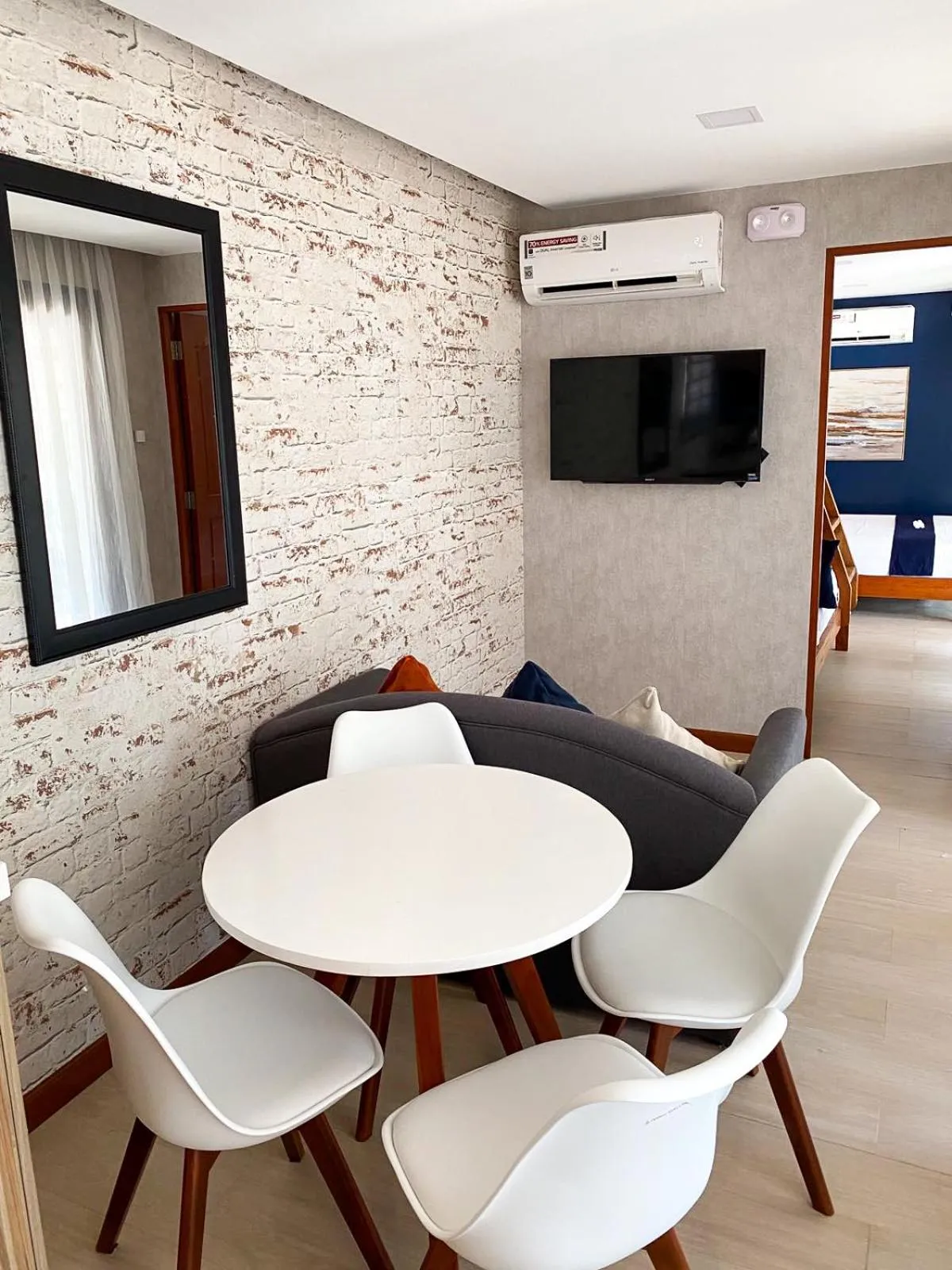 Living room in Crusoe Cabins Casobe