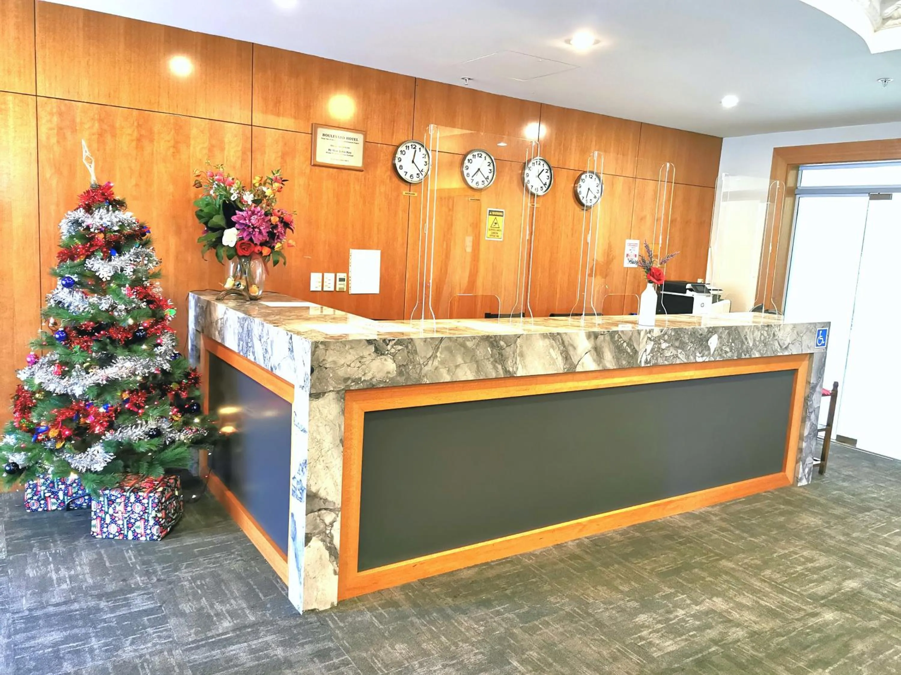 Lobby or reception in Boulevard Hotel