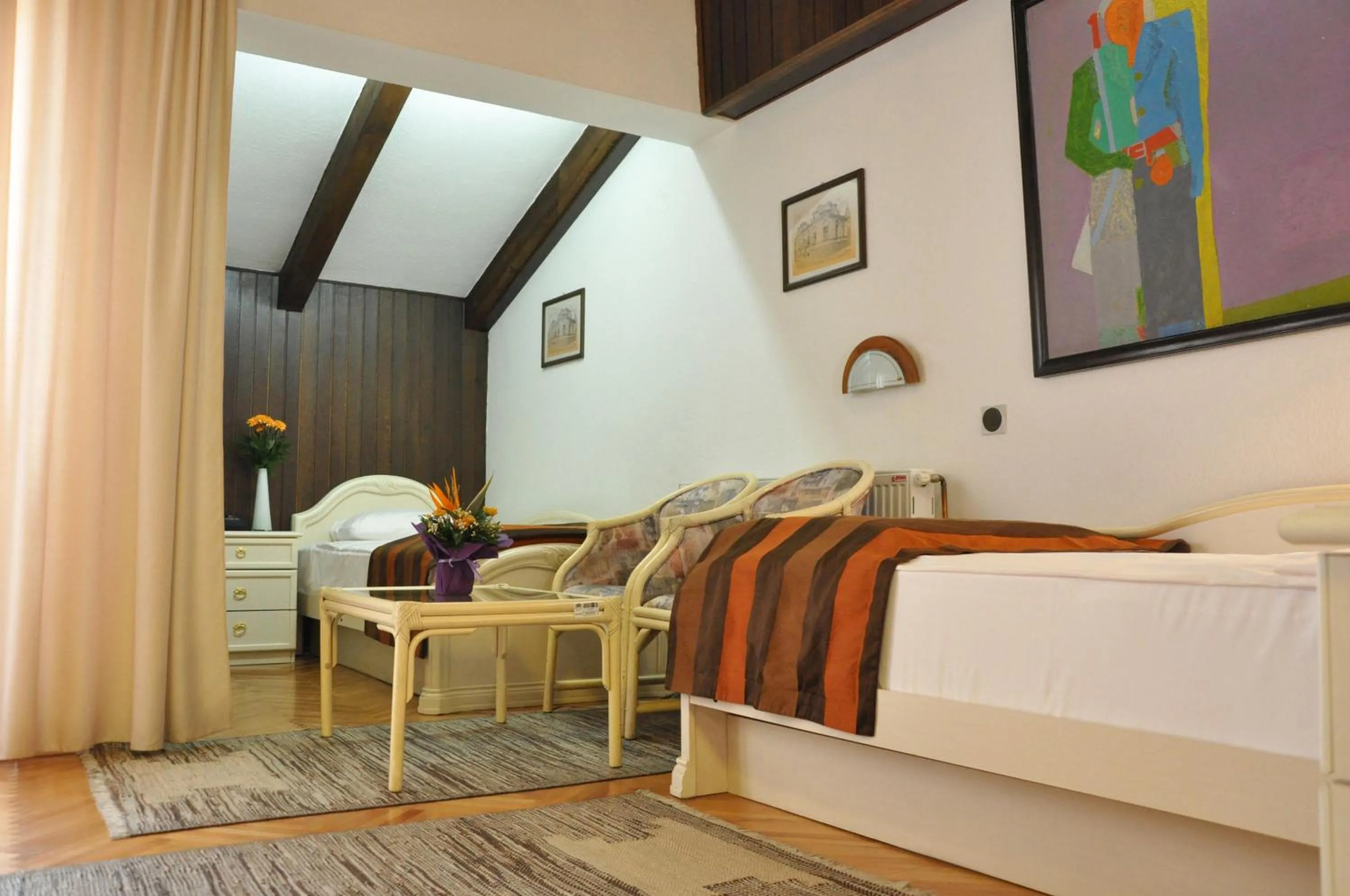 Bed in Hotel Simpo Pržar