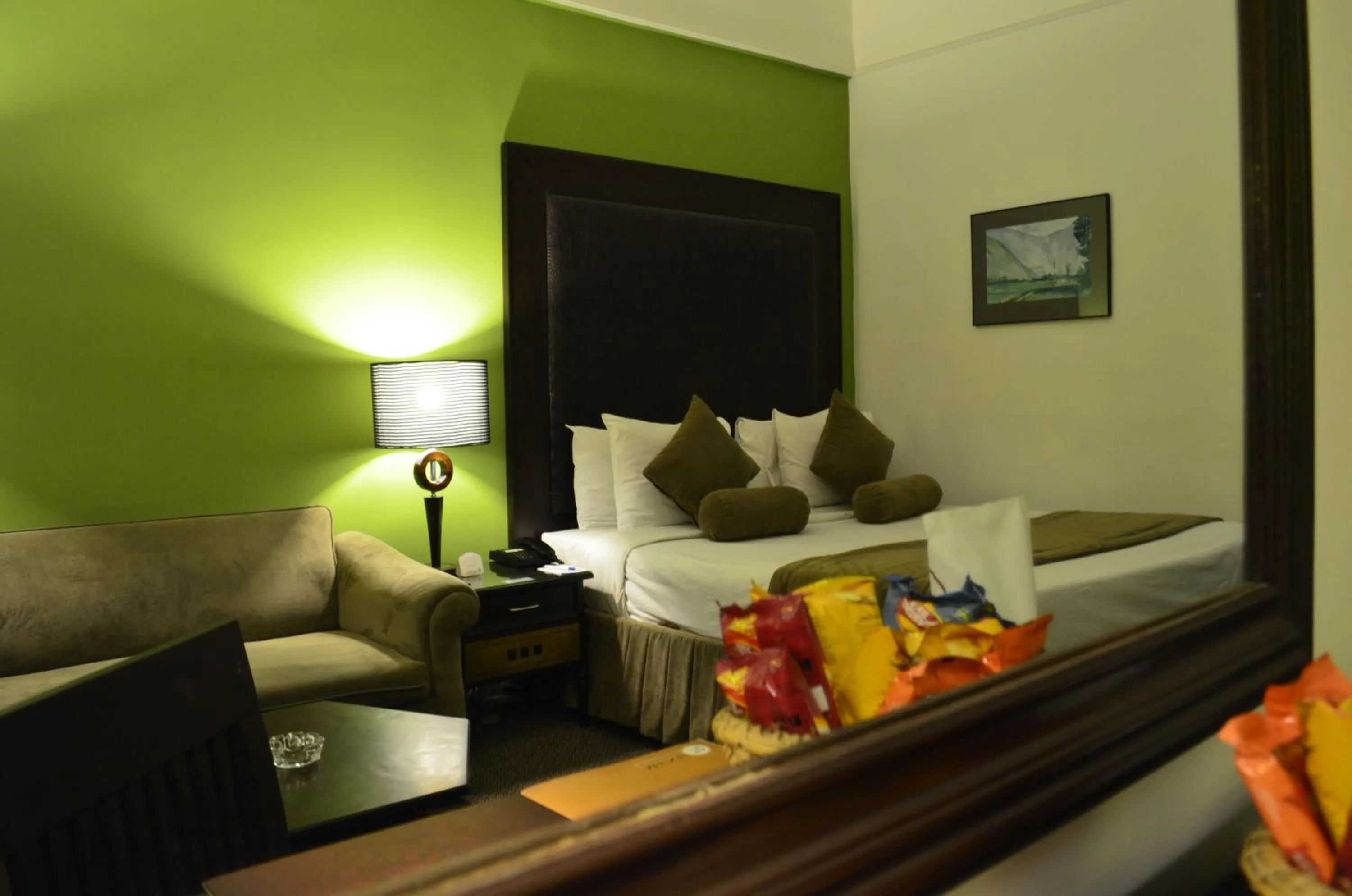 Bed, Seating Area in Smart Hotel