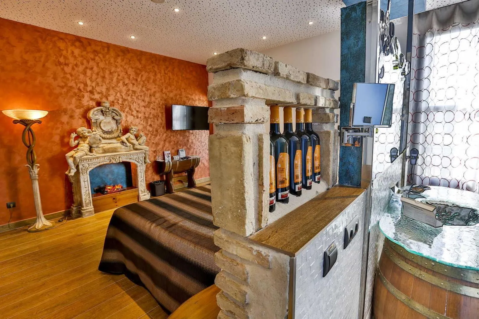 Decorative detail, Bed in Hotel SPA El Lagar de Isilla